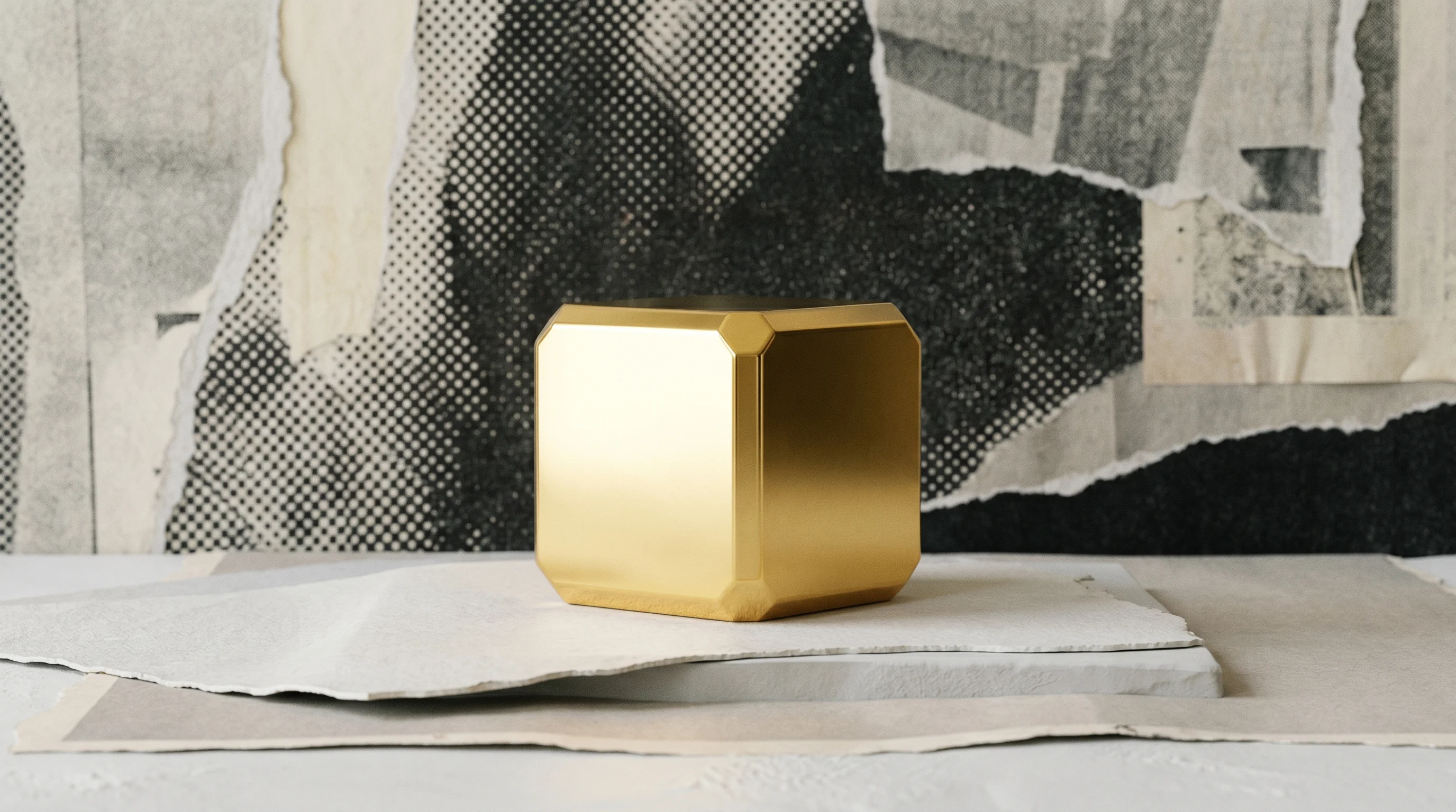 Digital illustration for article section "The No-Code Gold Rush Continues" in "Aippy Raises Tens of Millions at $250M Valuation for AI Game Creation" - A conceptual and minimal image representing the no-code gold rush of AI creation tools, featuring a ...