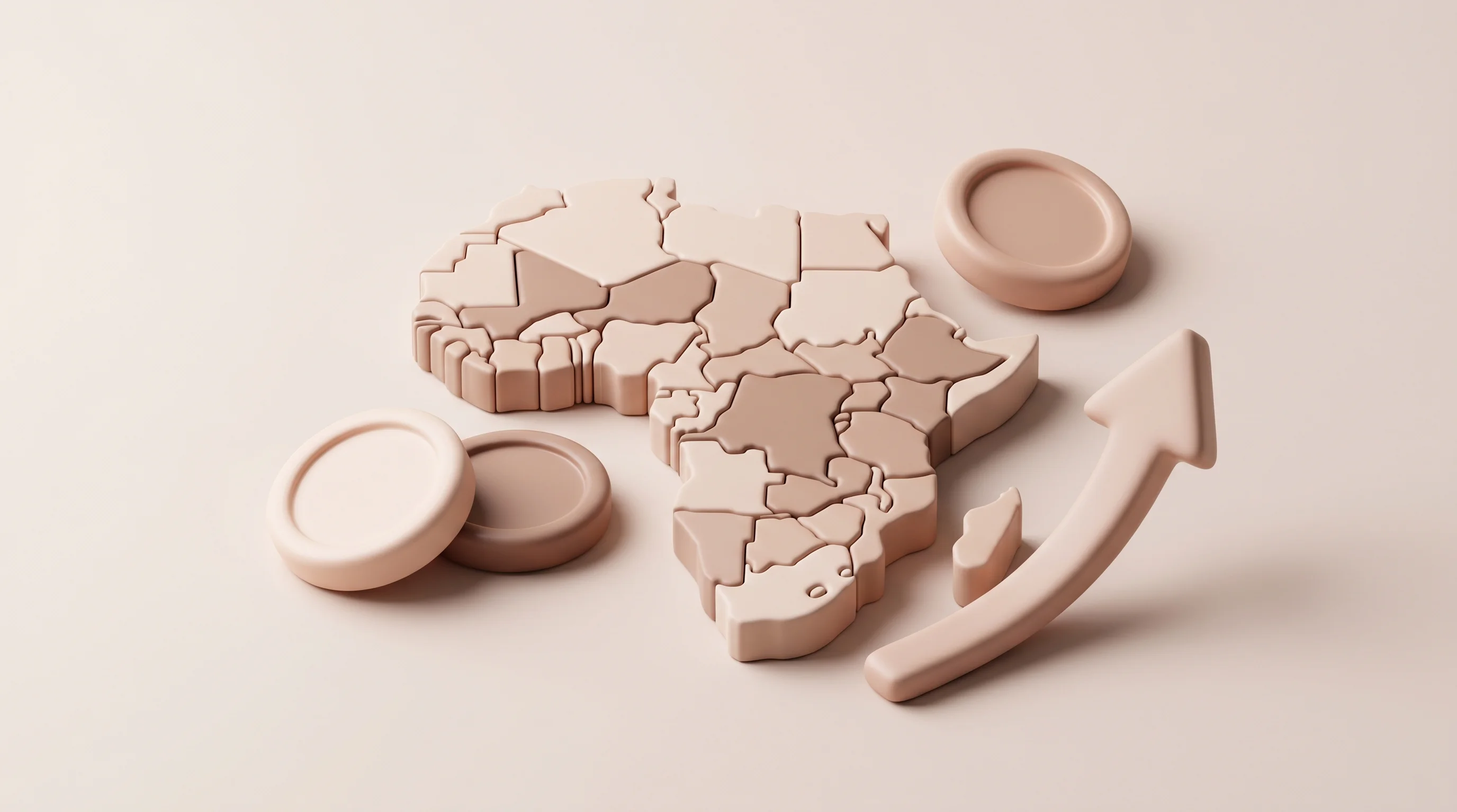 Digital illustration for article section "The Macro Context: A $205 Billion On-Chain Moment" in "Grey Processes $60M in Stablecoins Four Months After Launch" - A conceptual, macro-level financial diorama representing massive transaction volume and economic gro...