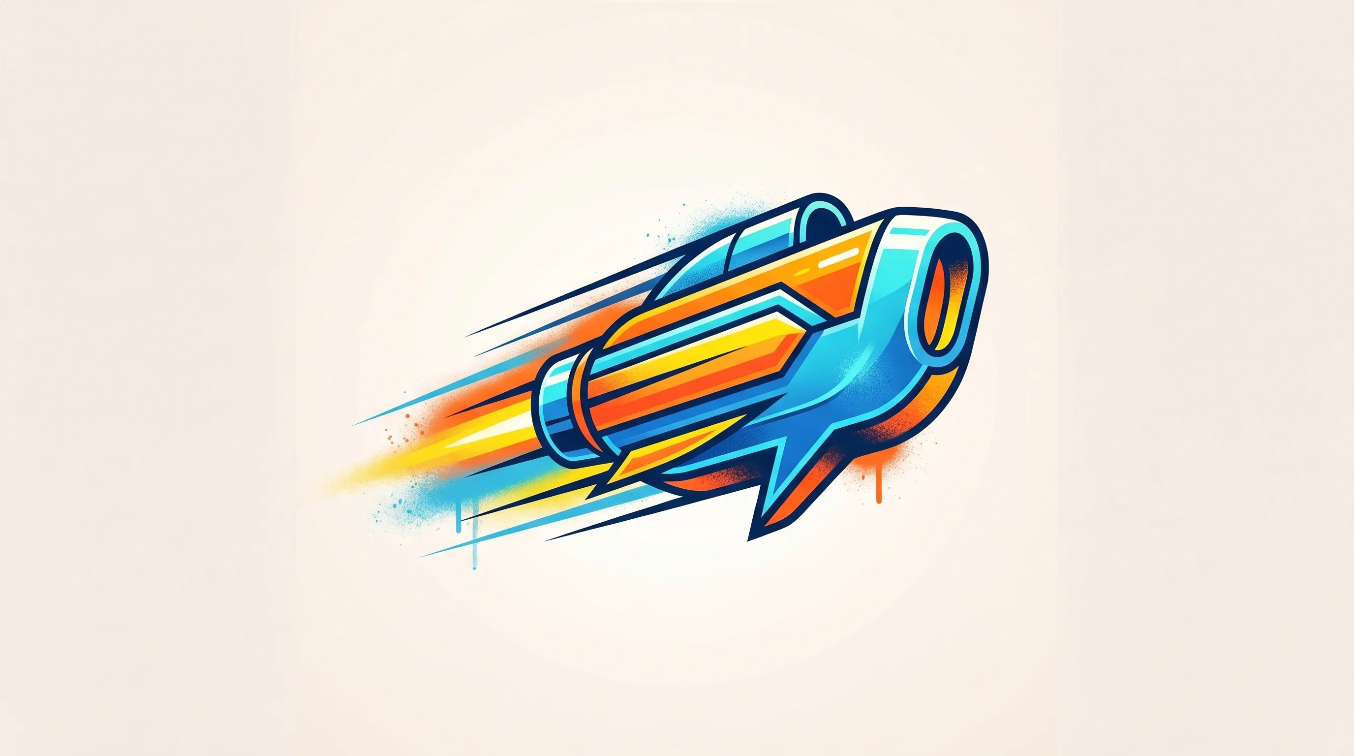 Digital illustration for article section "A Market Moving Fast" in "YC-Backed Cignara Launches 'Hallucination-Free' AI Support Agents" - A clean, minimal composition featuring a single, stylized speech bubble rapidly morphing into a slee...