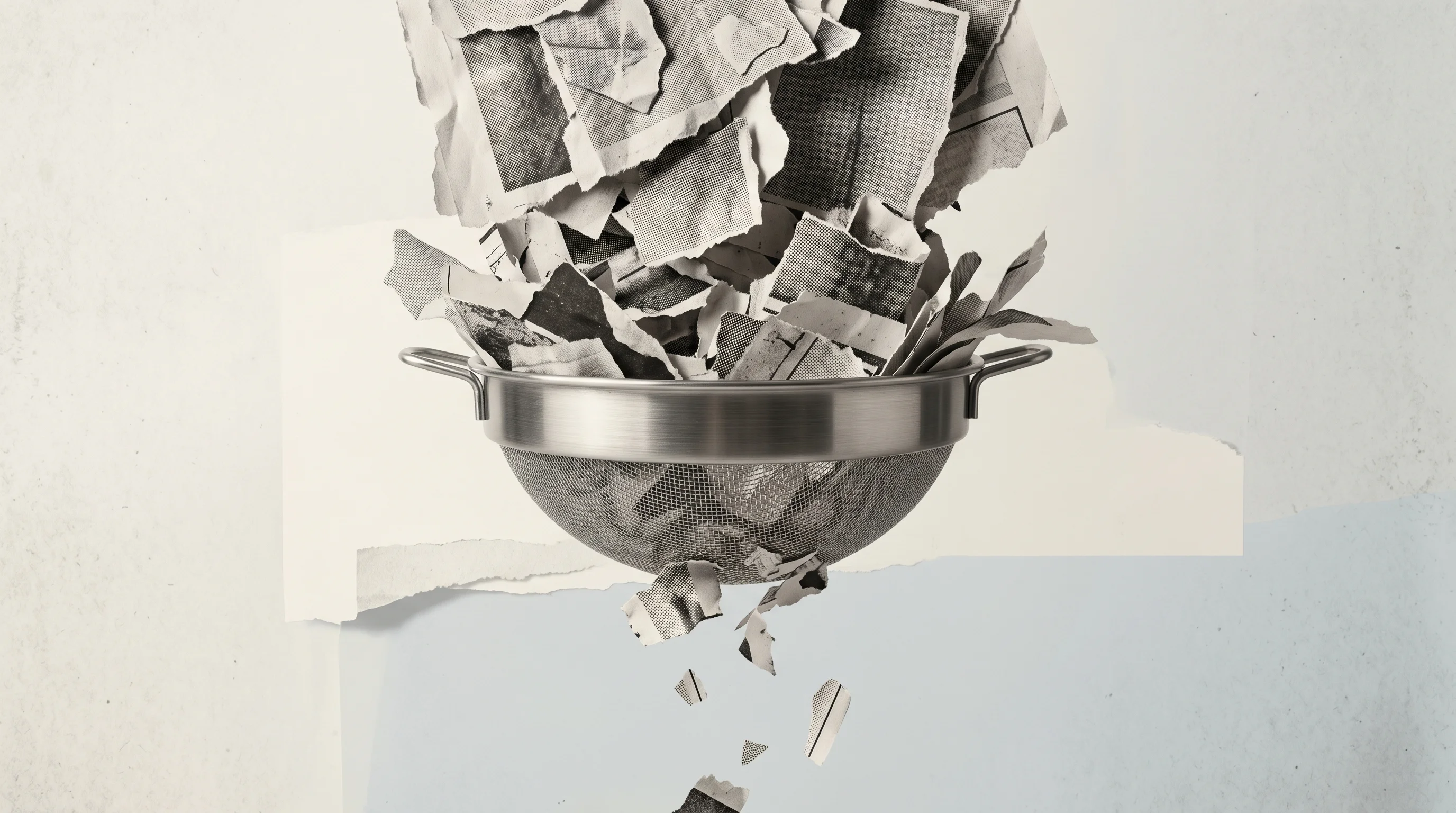 Digital illustration for article section "Content Section 4" in "Ex-Meta AI Leaders Launch PerfectBit to Fix AI Hallucinations" - A conceptual, minimalist image representing the "peak data" problem, featuring a central focal point...