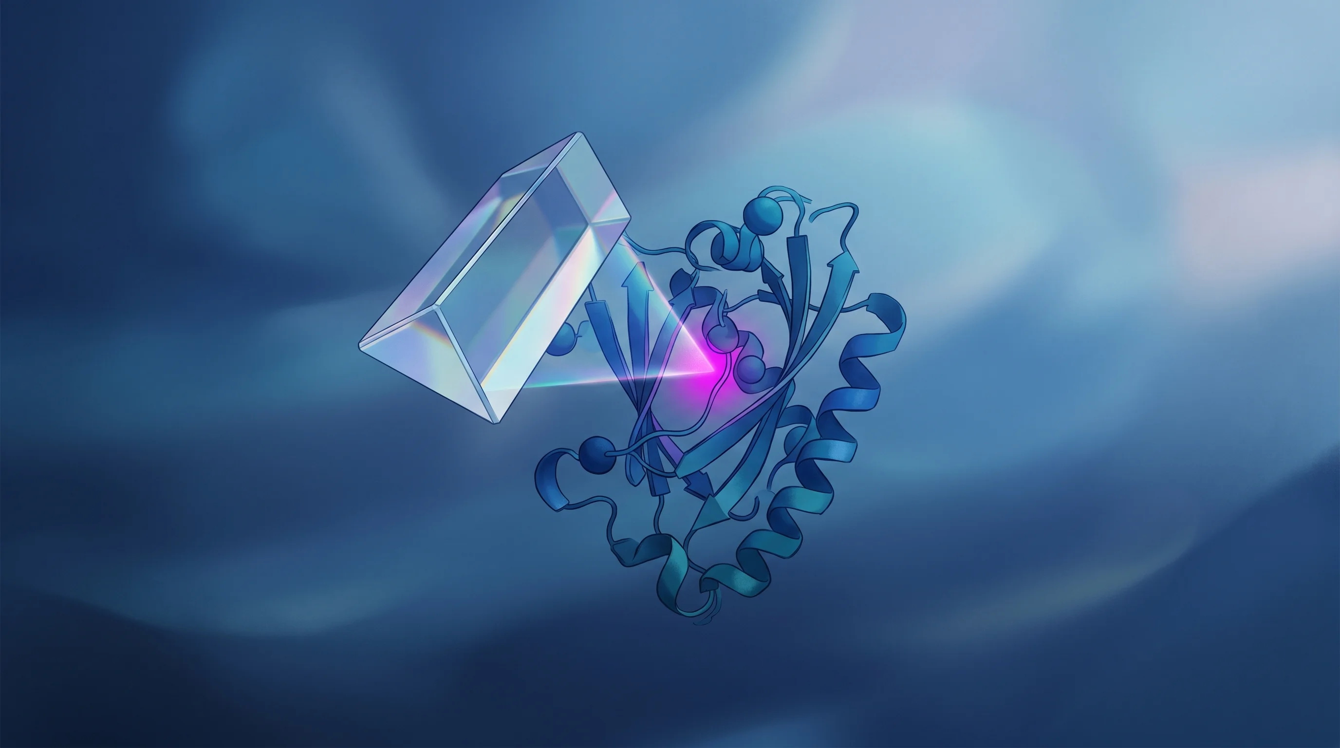 Digital illustration for article section "The Verification Challenge" in "AI Discovering AI: Inside Aster Lab's Autonomous Research Platform" - A conceptual and minimal composition representing the verification of bioinformatics models, featuri...