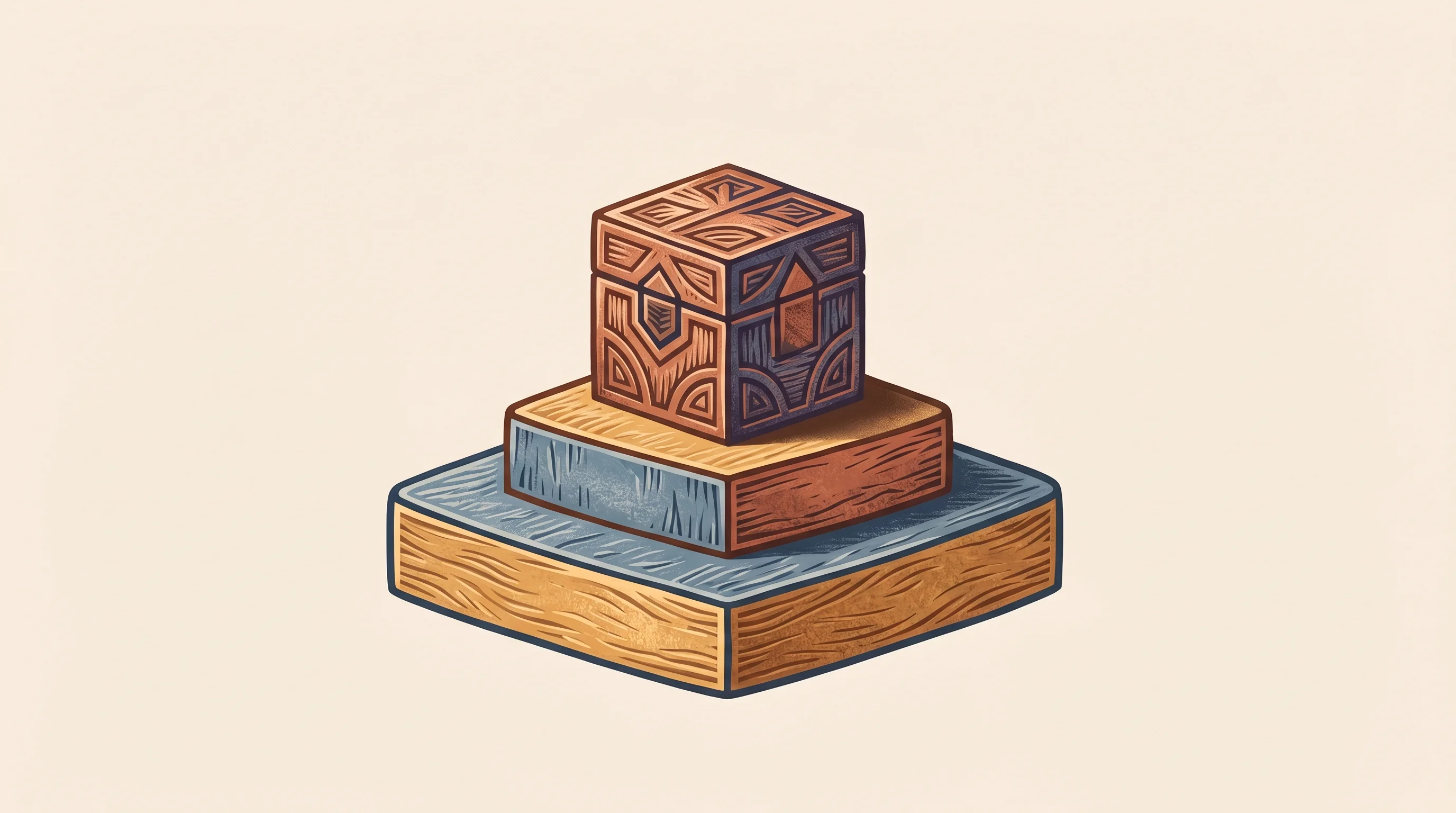 Digital illustration for article section "The Monetization Mystery" in "YC-Backed Imperfect Launches AI Coach That Adapts Training to Real Life" - A clean, minimal conceptual image representing a business monetization mystery, featuring a simple, ...