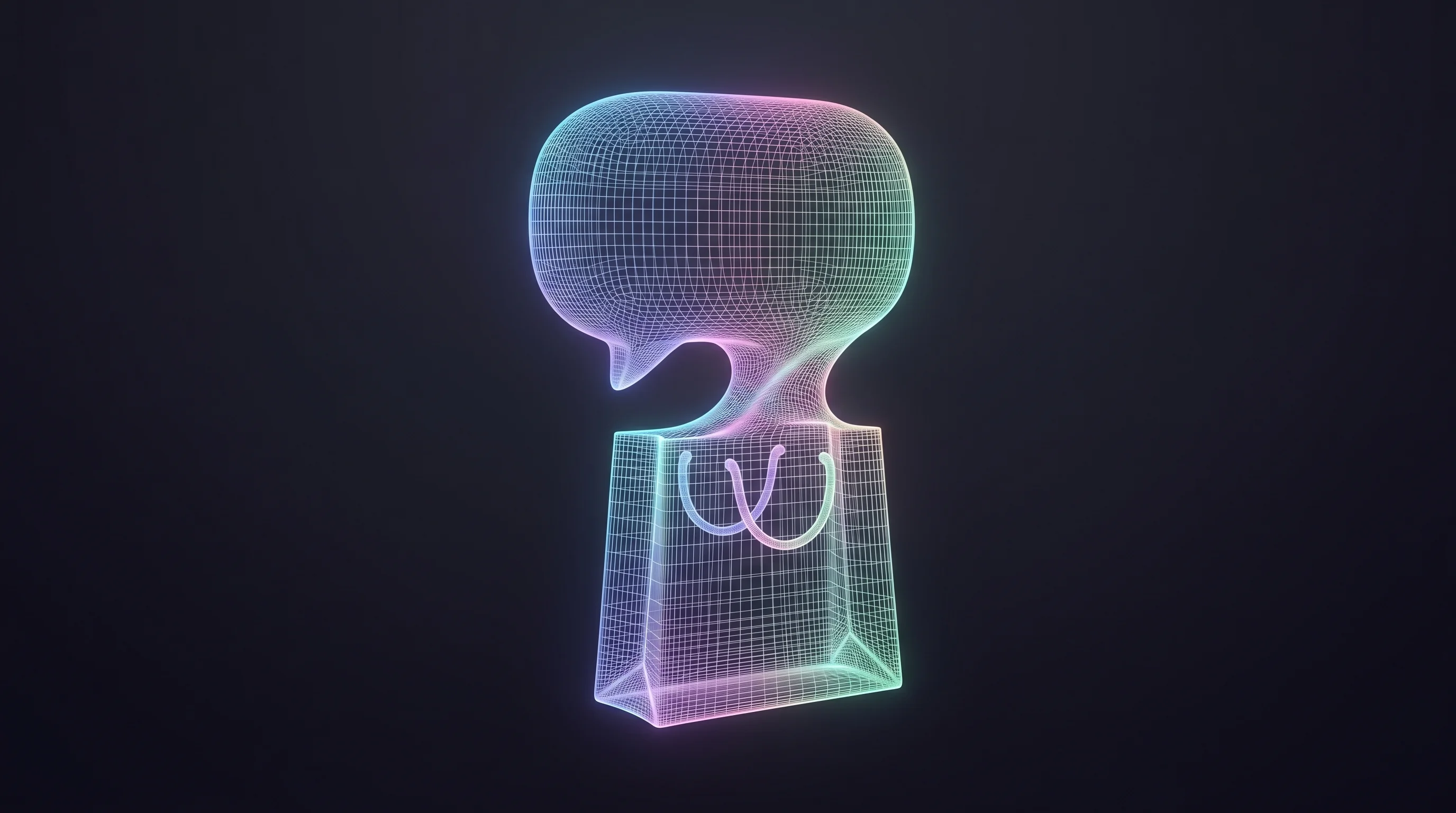 Digital illustration for article section "What Comes Next" in "Wassist Raises $1.1M to Turn WhatsApp Into an AI-Powered Storefront" - A conceptual, minimalist image representing the evolution of messaging into a full-fledged e-commerc...