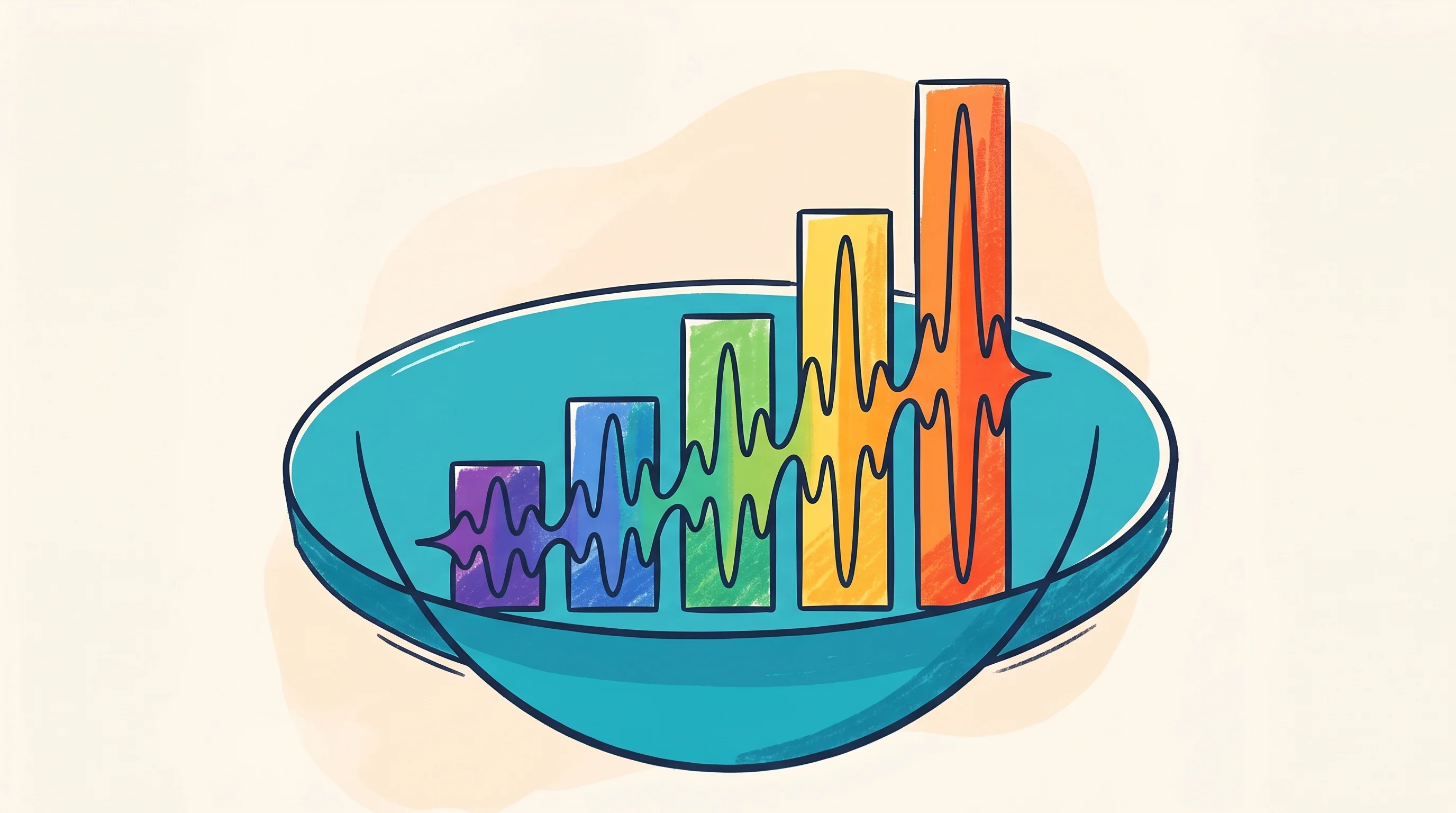 Digital illustration for article section "A Crowded, High-Stakes Arena" in "Firefly Raises $3M Seed to Unite AI and IoT for Physical Safety" - A conceptual, modern illustration representing a crowded, high-stakes market arena for emergency man...