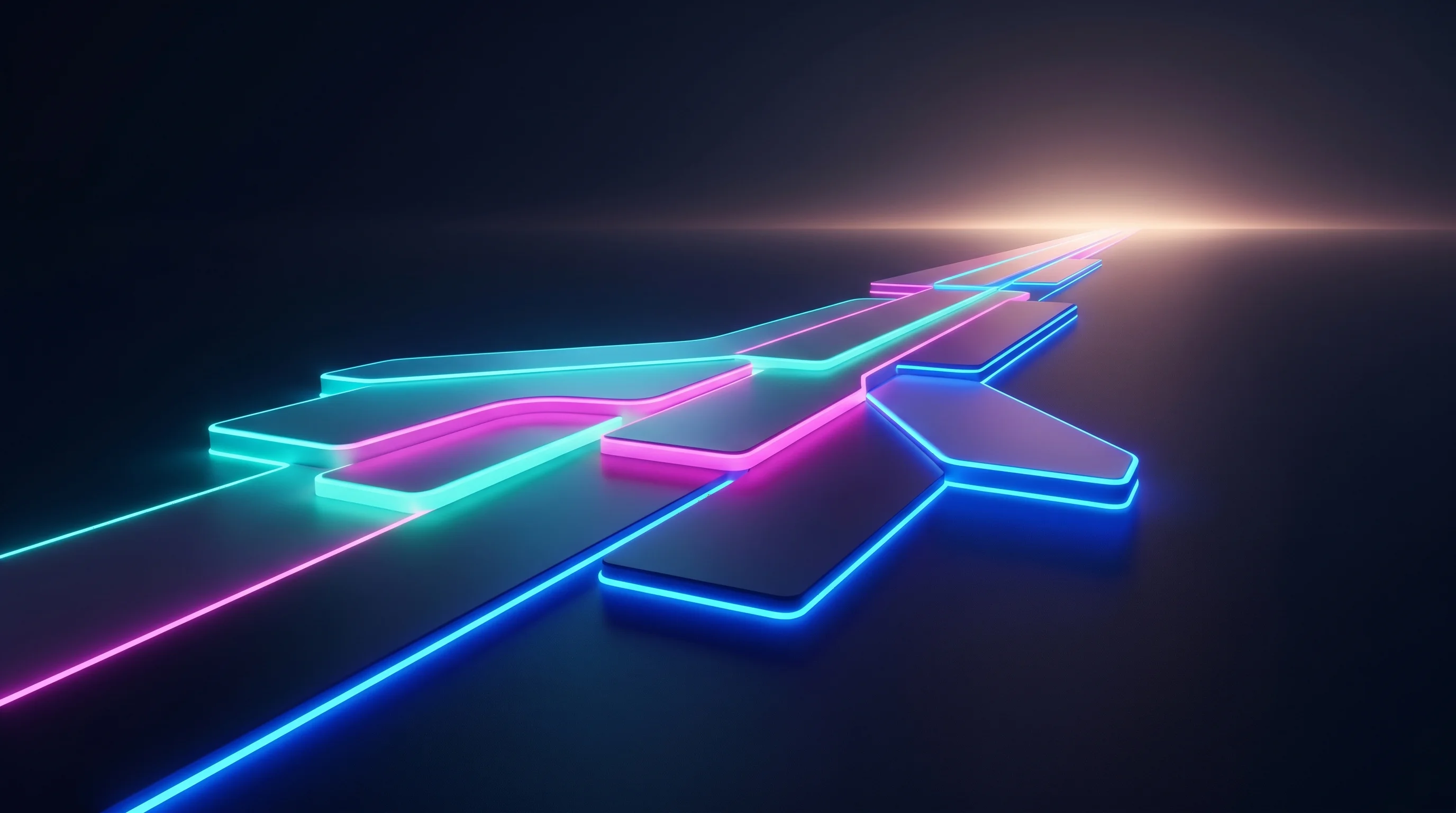 Digital illustration for article section "What Comes Next" in "Egyptian Fintech blnk Raises $37M to Scale POS Lending Nationwide" - A sleek, minimalist conceptual image symbolizing business expansion, future growth, and strategic ma...