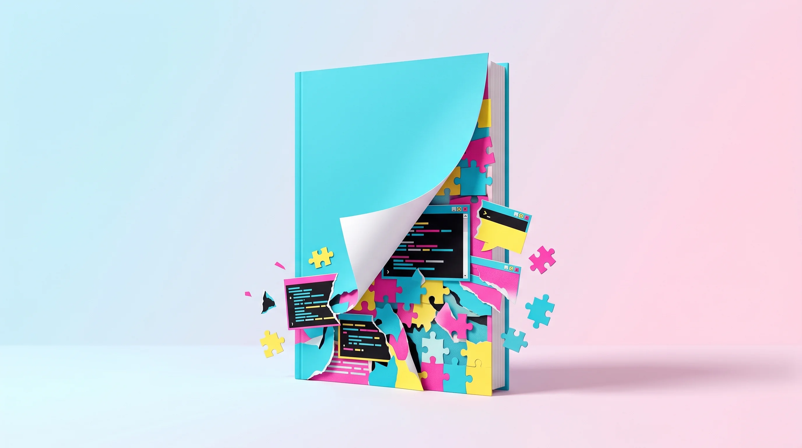 Digital illustration for article section "The Provenance Problem" in "Lathe Flips AI Script: LLM Tool Teaches Code Instead of Writing It" - A conceptual and minimalist composition illustrating the "AI slop" and provenance problem, featuring...
