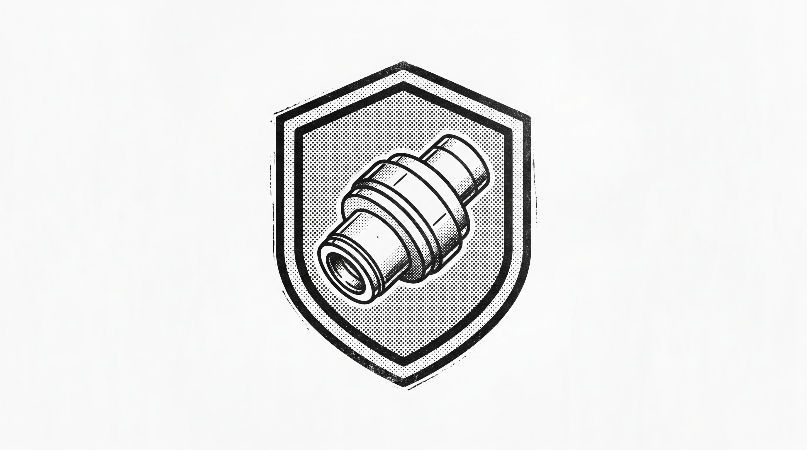 Digital illustration for article section "Regulated Manufacturing, Future Tense" in "YC's Smartbase Launches AI-Native ERP to Challenge SAP and Oracle" - A clean, minimalist composition featuring a single, precision-machined aerospace component perfectly...