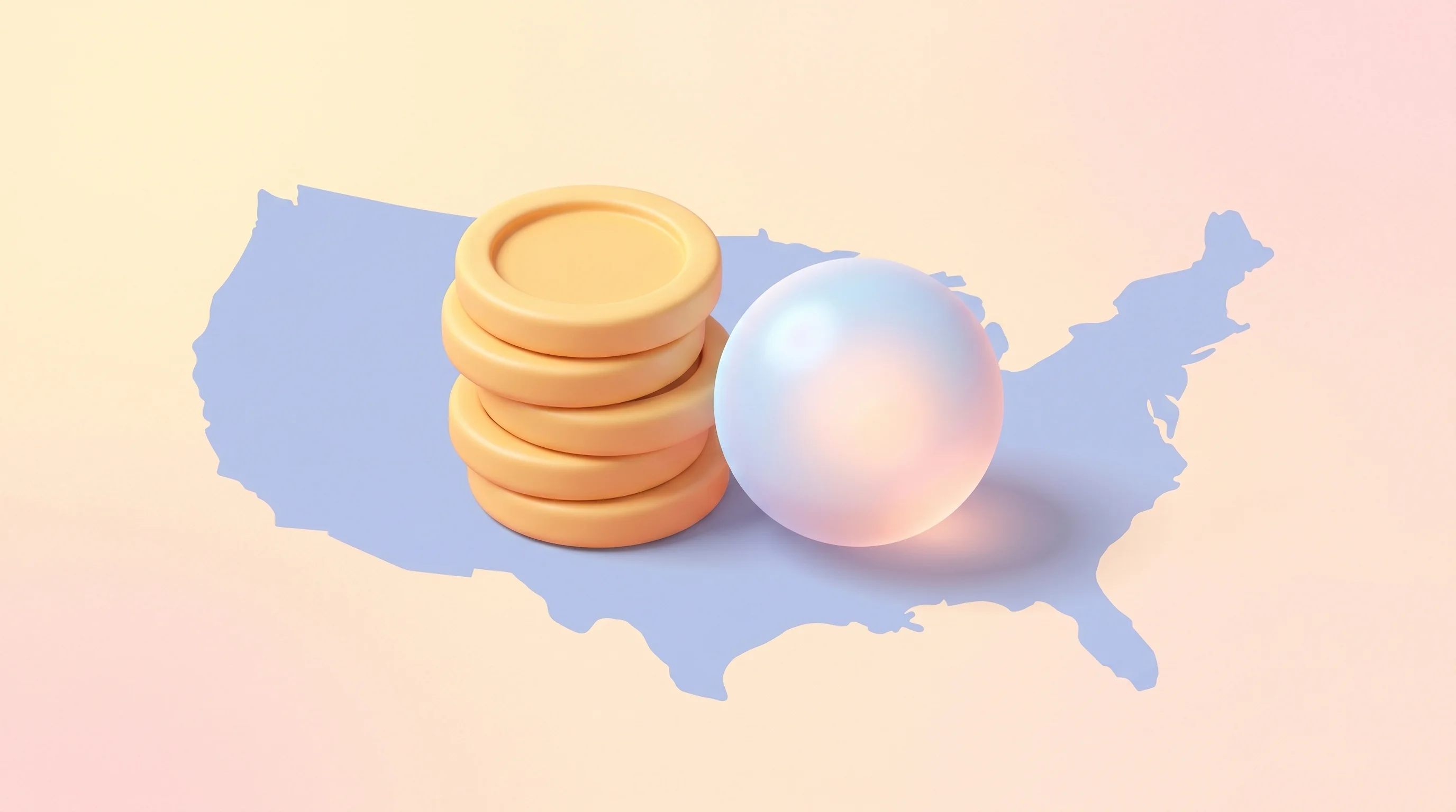 Digital illustration for article section "What the Money's For" in "Earlytrade Raises $14.2M Series A for Construction Payments Marketplace" - A conceptual, minimalist illustration representing financial investment and smart expansion, featuri...