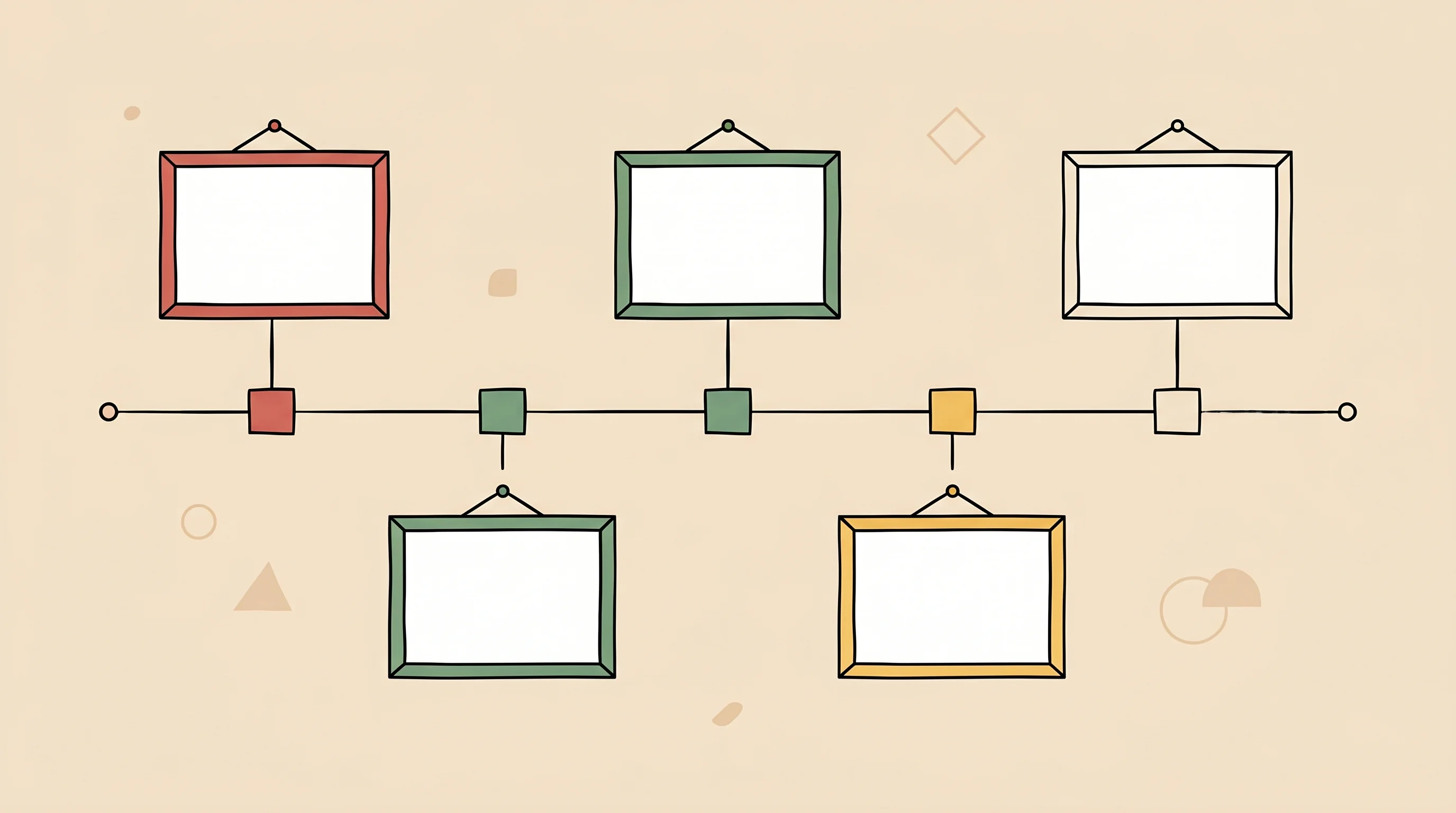 Digital illustration for article section "The Verification Problem" in "Vitrify IVF Software's Murky Funding: Inside a $191K Raise" - A conceptual warm minimalist illustration representing the idea of unverified marketing claims and m...