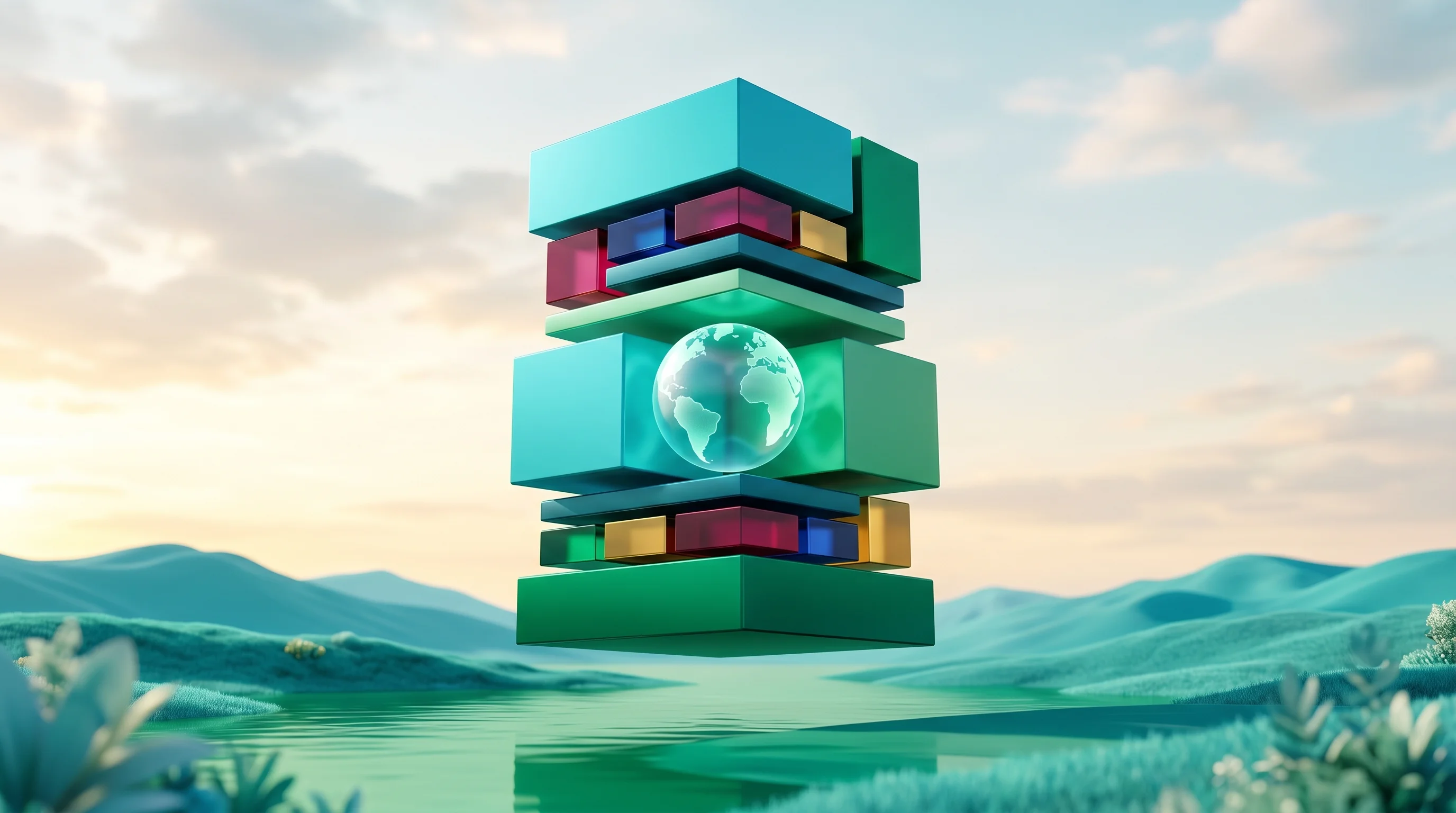 Digital illustration for article section "What the $350 Million Buys" in "TensorWave Raises $350M to Challenge Nvidia With AMD Chips" - A conceptual and surrealistic image representing massive financial investment and global expansion i...