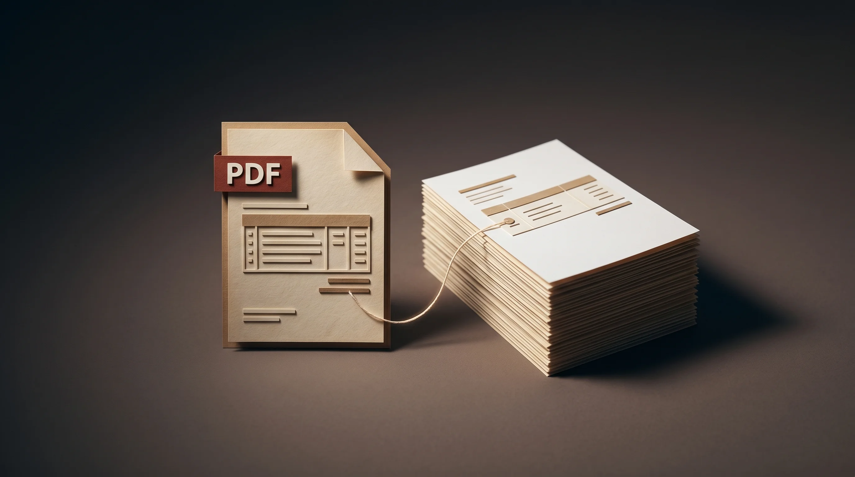 Digital illustration for article section "The Platform, in Practice" in "Hypha Raises $50M Seed for AI Asset Intelligence in Private Markets" - A minimalist, conceptual 3D papercraft diorama illustrating the automated extraction and structuring...