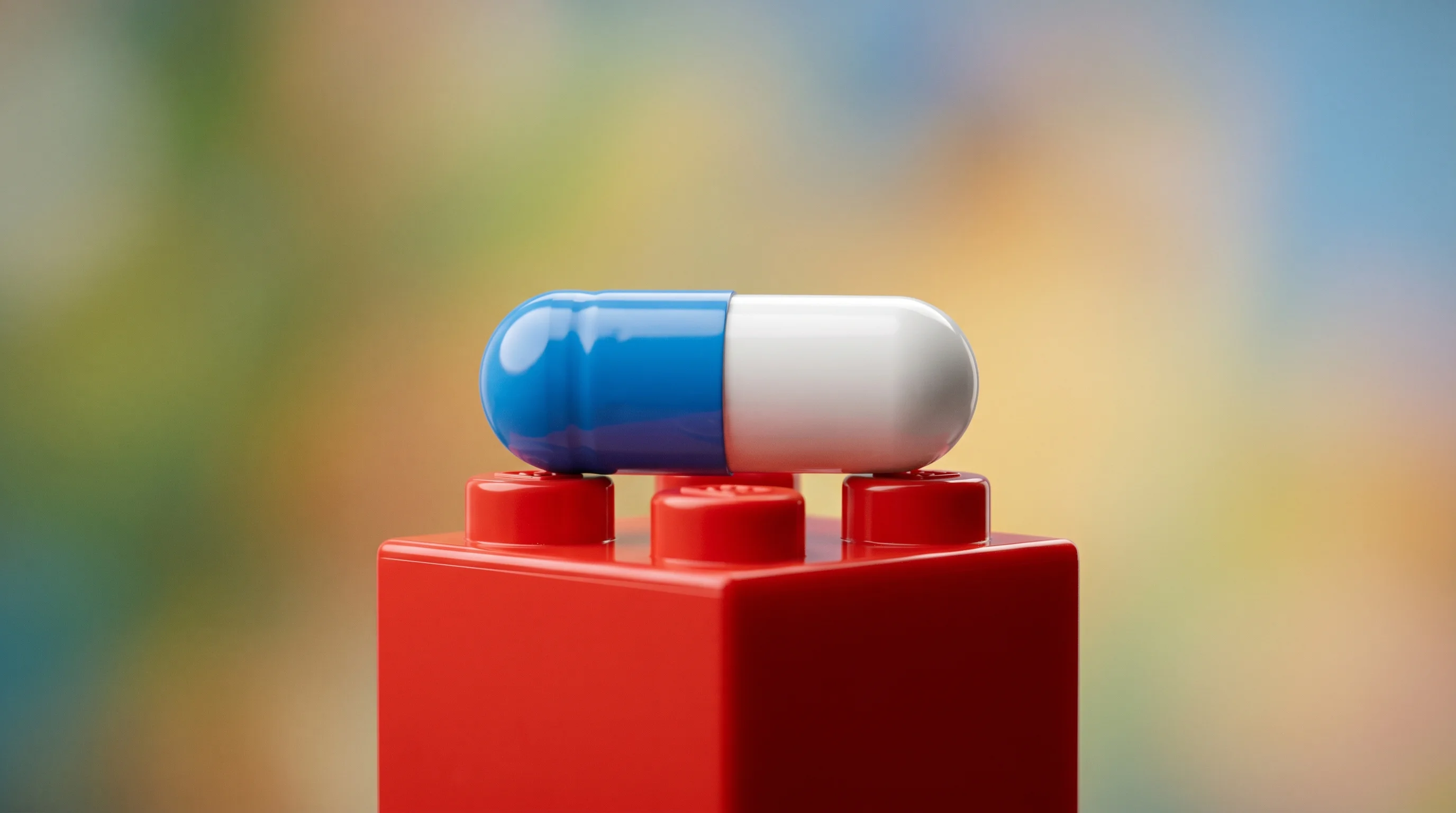 Digital illustration for article section "Moving Into Pediatric Trials" in "Peel Therapeutics Closes Series A for Nature-Inspired Cancer Drugs" - A conceptual, modern macro photography shot representing the transition of oncology treatments into ...