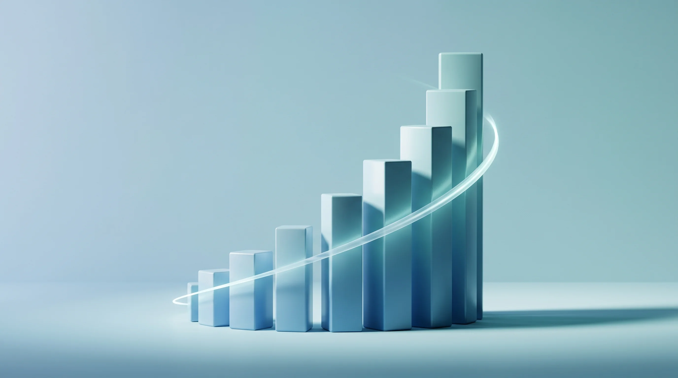 Digital illustration for article section "Speed as Strategy" in "Havoc Raises $100M Series A for All-Domain Military Autonomy" - A sleek, conceptual 3D rendering representing rapid strategic growth and a compressed business timel...