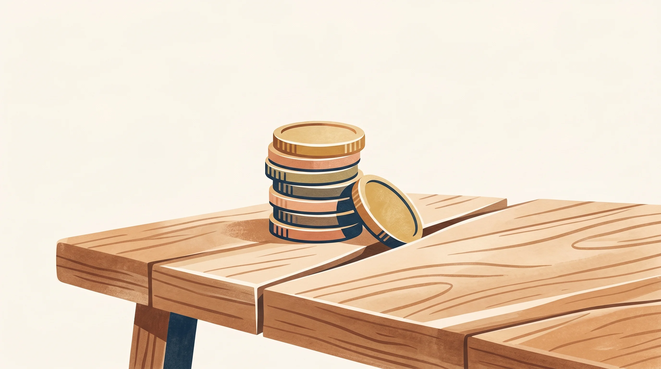 Digital illustration for article section "The Reimbursement Gap No One Tracks" in "Uncovr Raises $7M Seed Led by Index for AI Surgical Documentation" - A conceptual, modern illustration representing "money left on the table" and reimbursement gaps, fea...