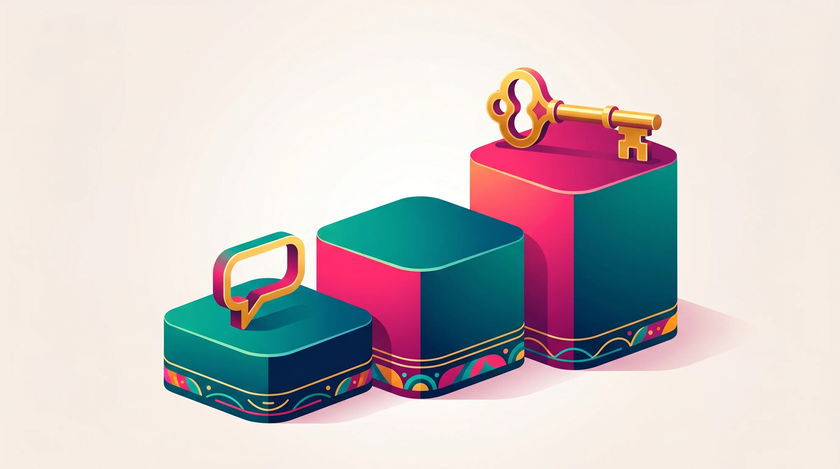 Digital illustration for article section "Free to Start, Expensive to Scale" in "Expertise AI Launches Free AI Assistant for Account Executives" - A clean, minimal, and conceptual composition representing a freemium business model scaling upward, ...