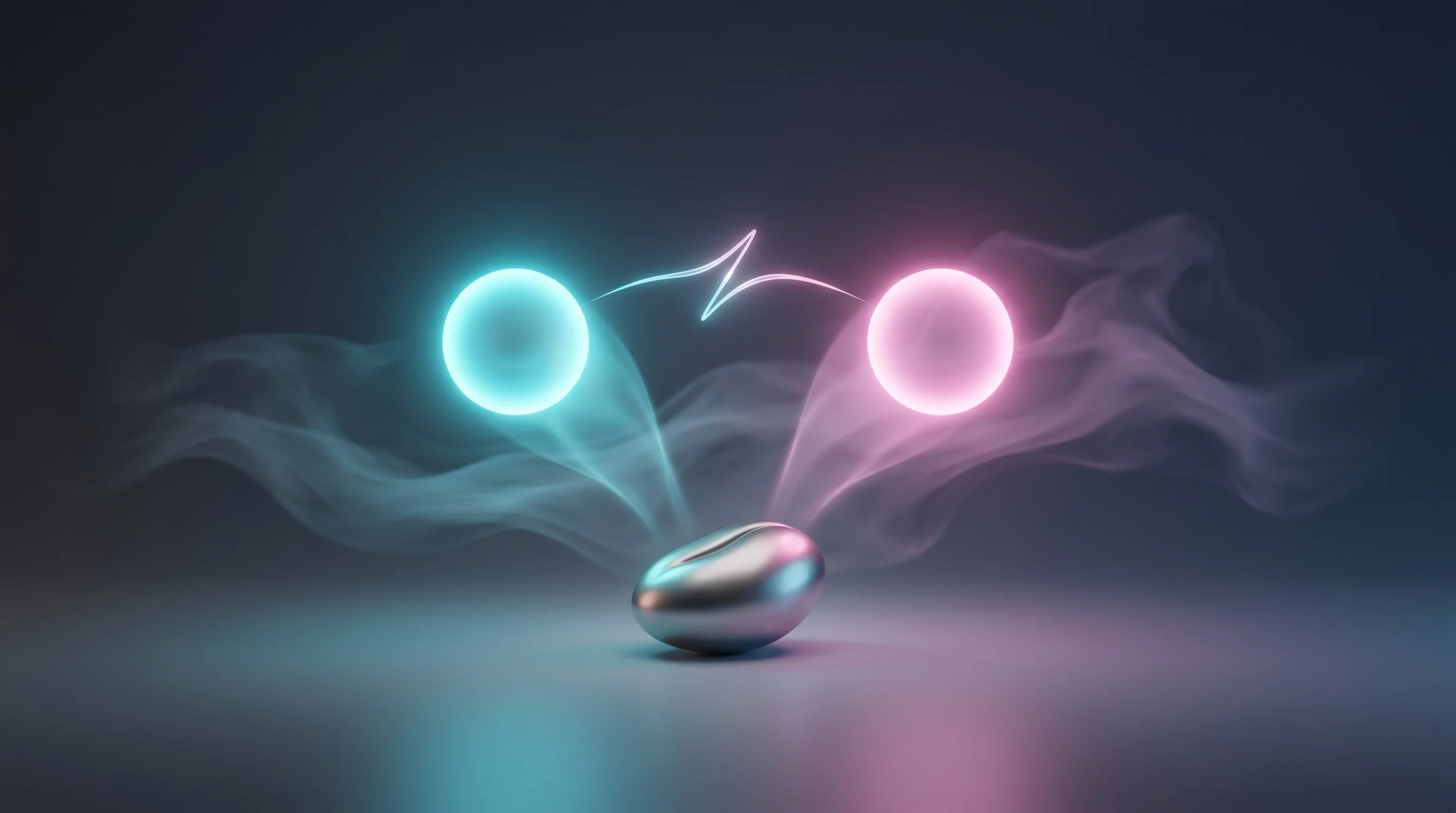 Digital illustration for article section "Bitcoin, Lightning, and Agent Economies That May or May Not Arrive" in "OpenAgents' Autopilot: A Self-Improving Coding Agent That Runs Locally" - A clean, minimalist conceptual artwork representing digital agent economies and Lightning network se...