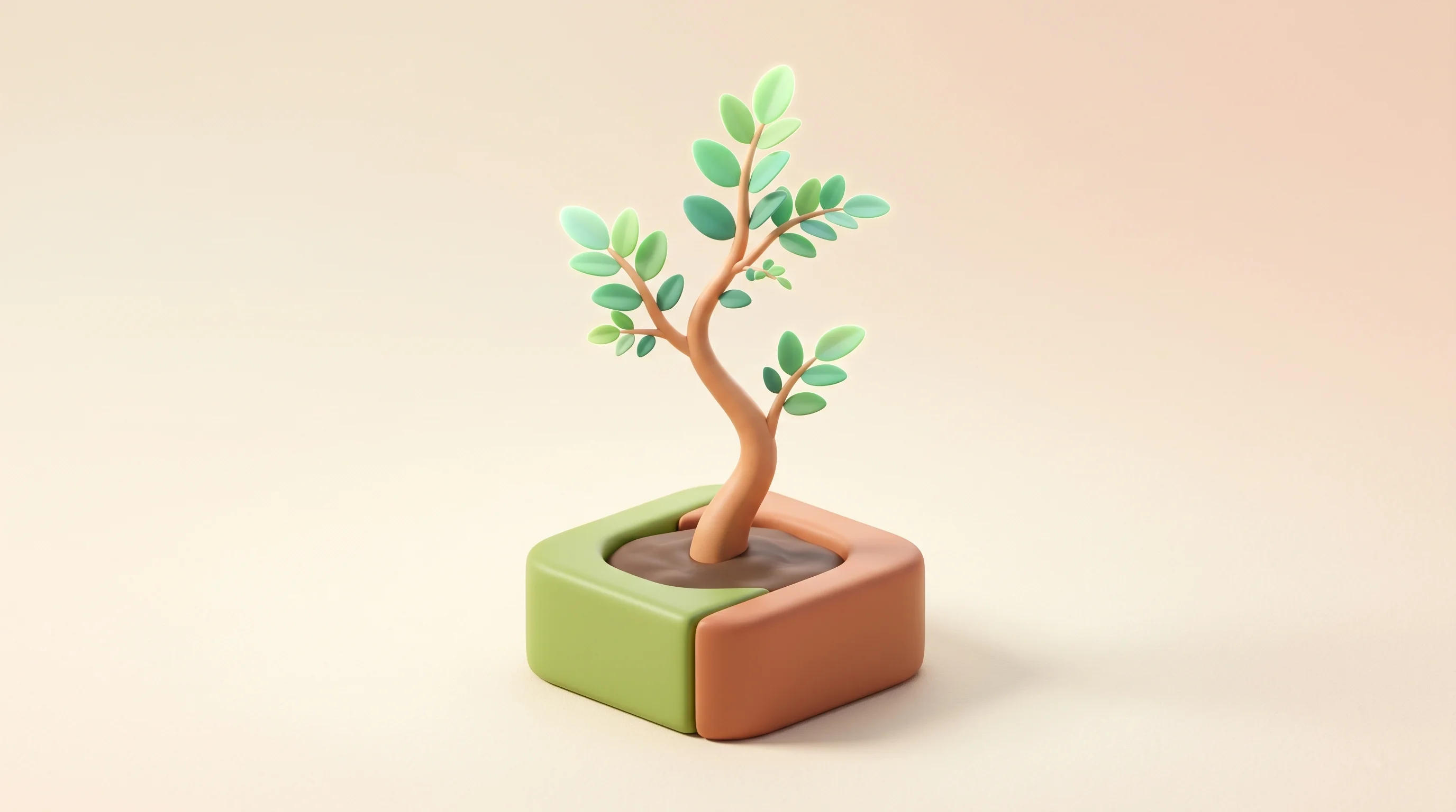 Digital illustration for article section "Proof Points and Partnerships" in "How Propagate Scaled From $10M Series A to $25M in USDA Funding" - A clean, minimal, and modern 3D conceptual composition representing an agroforestry partnership, fea...