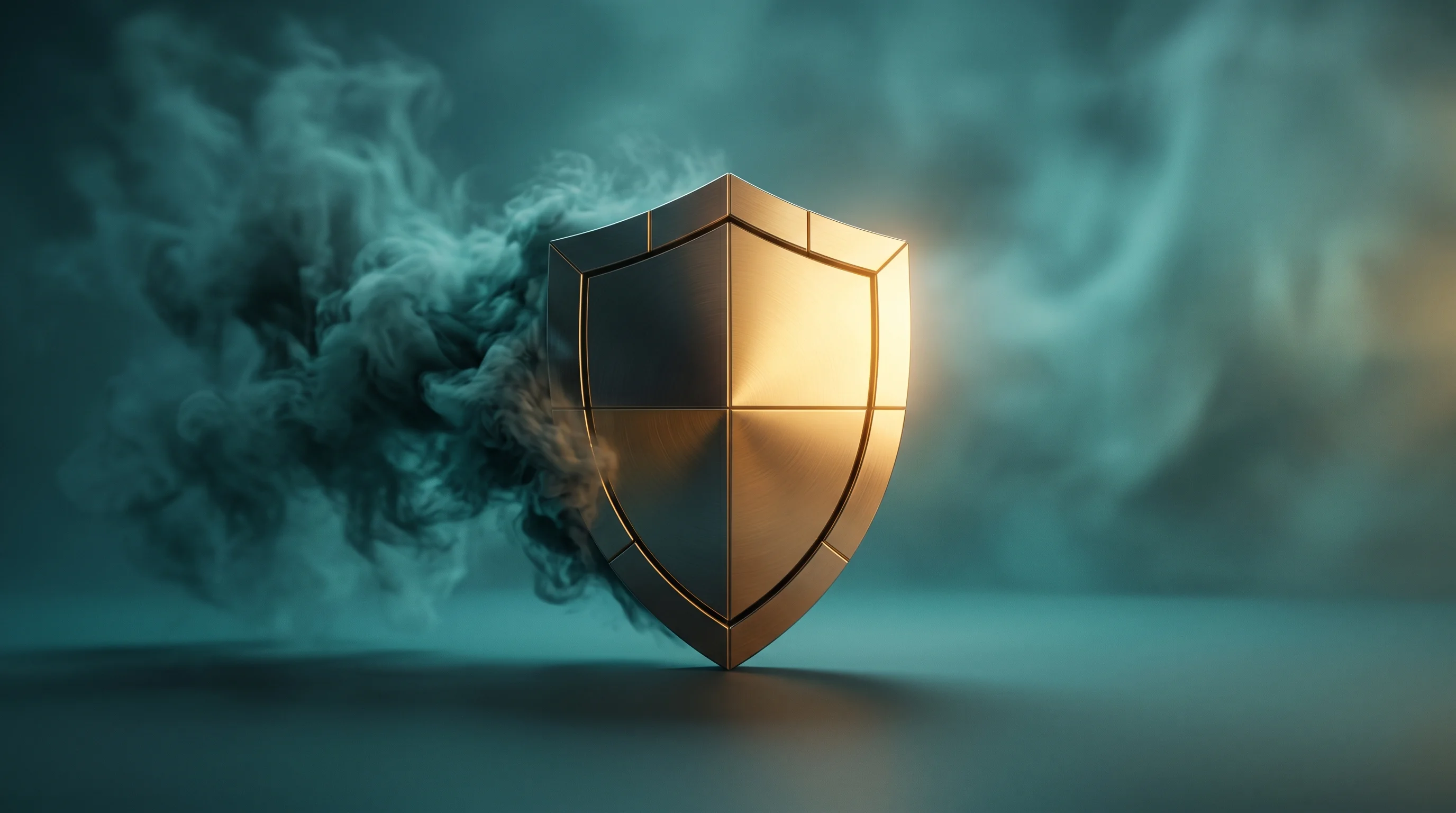 Digital illustration for article section "The Trust Advantage" in "TrustLab's 2023 AI Reliability Bet Finds Its Moment as Enterprises Race to Monitor GenAI" - A minimalist and conceptual representation of absolute trust, provenance, and defense against advers...