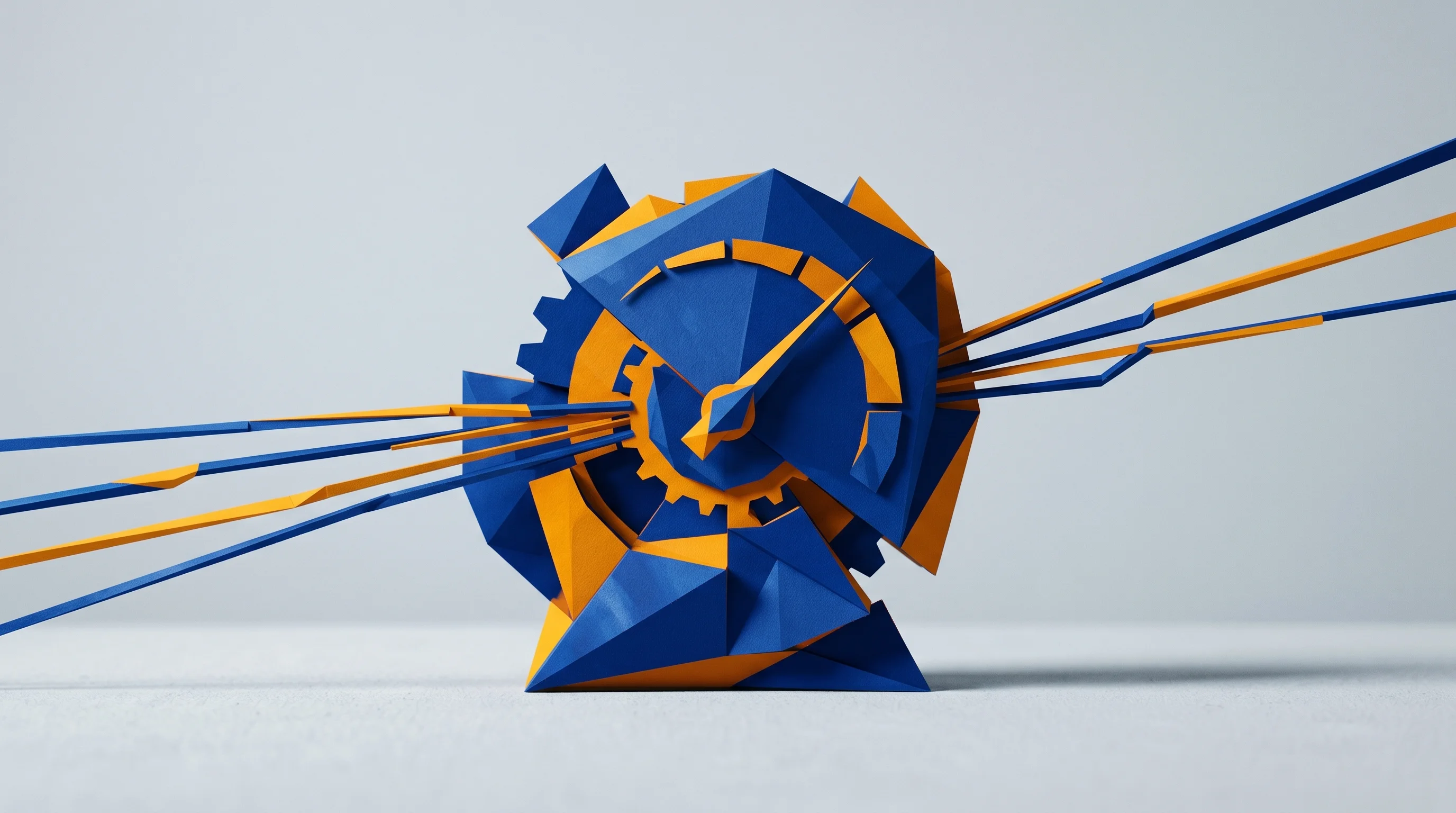 Digital illustration for article section "The Performance Question" in "Undo Lands $37M to Fix AI Coding Agents' Hallucination Problem" - A conceptual, minimalist representation of performance benchmarking and runtime overhead featuring a...