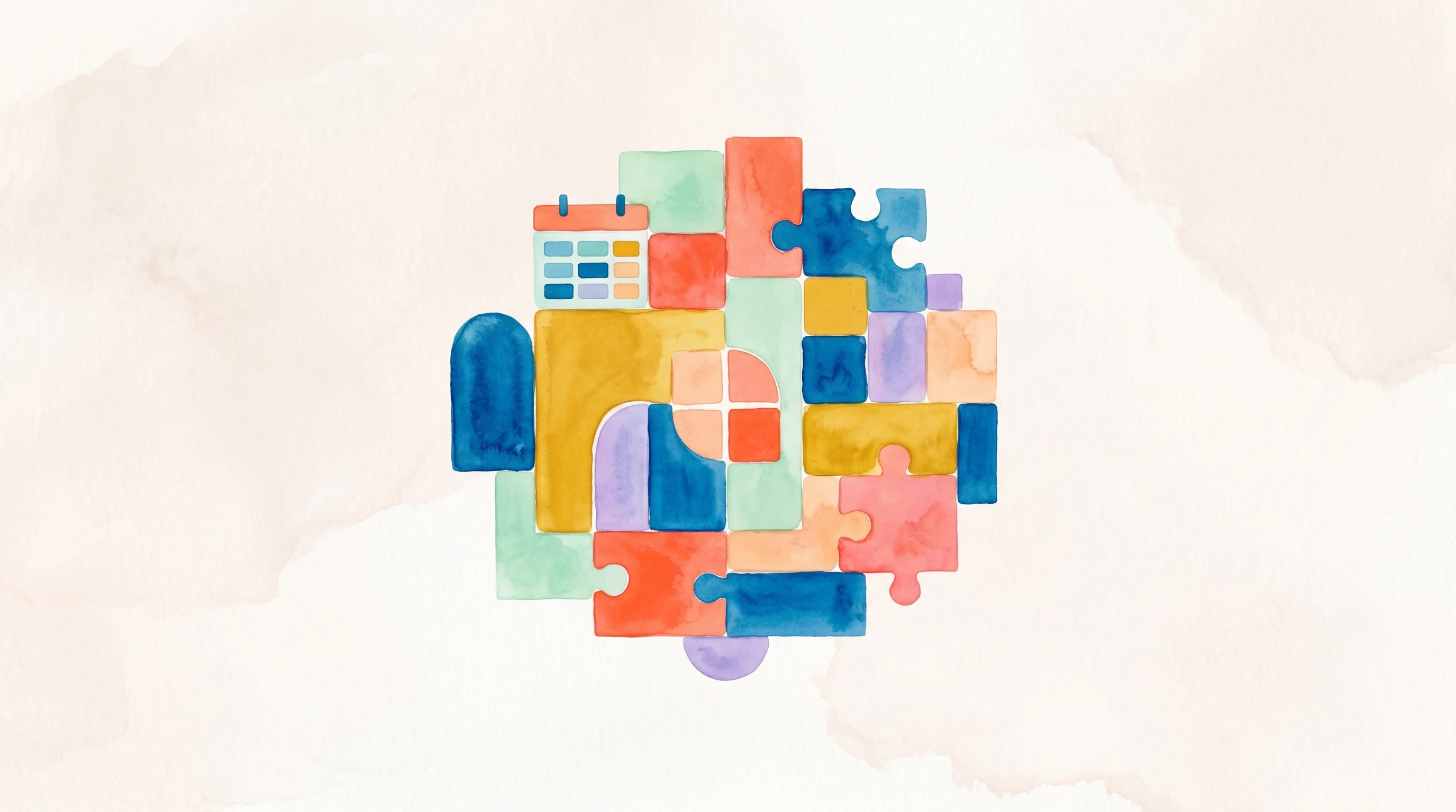 Digital illustration for article section "The Constraint Solver Lineage" in "Timefold Raises $13M Series A for Workforce Scheduling APIs" - A conceptual and minimalist representation of constraint optimization and resource allocation, featu...