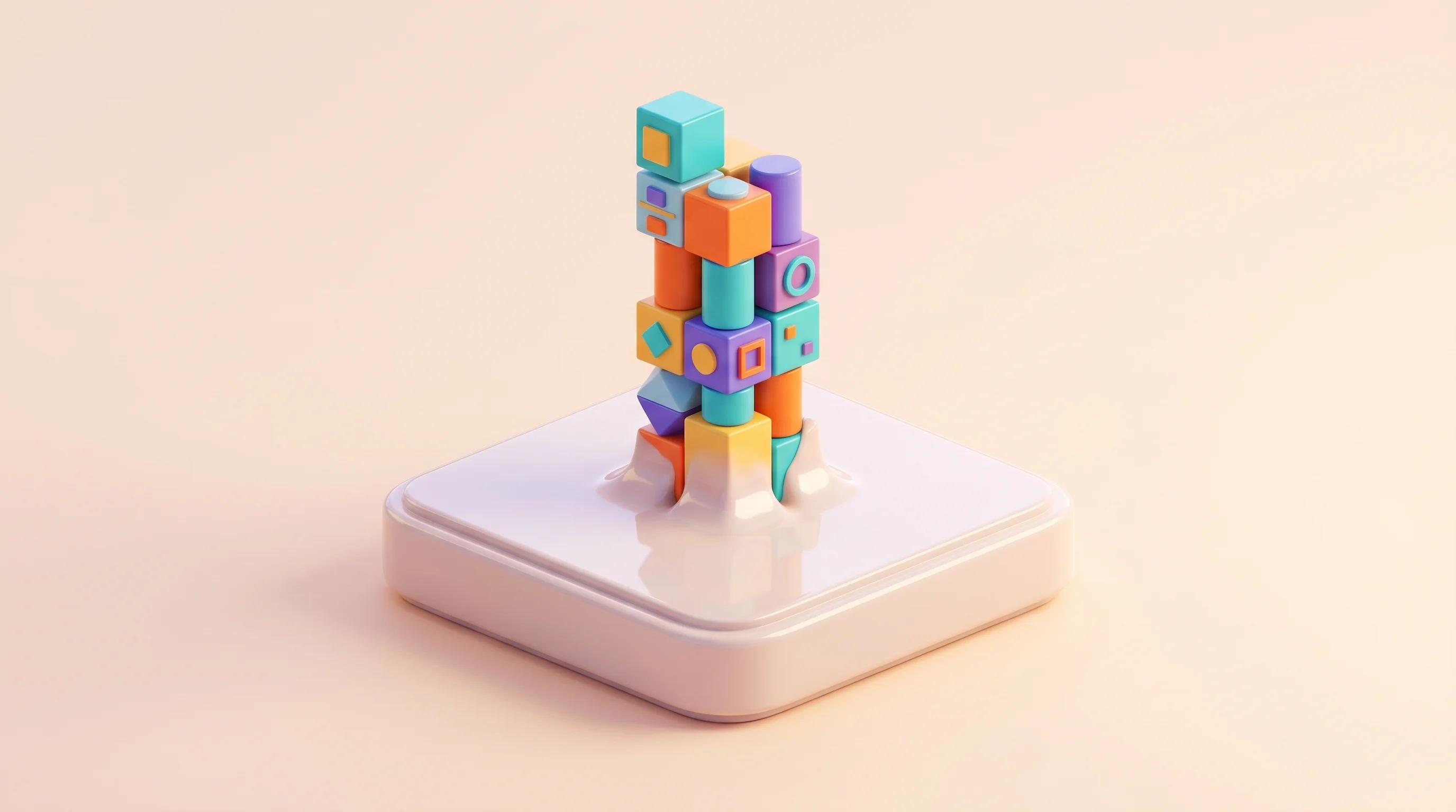 Digital illustration for article section "The Platform Problem" in "YC's InstaAgent Hits $2M ARR Scaling Ads Across Hundreds of Personas" - A conceptual miniature model scene illustrating the idea of major tech platforms taking ownership of...