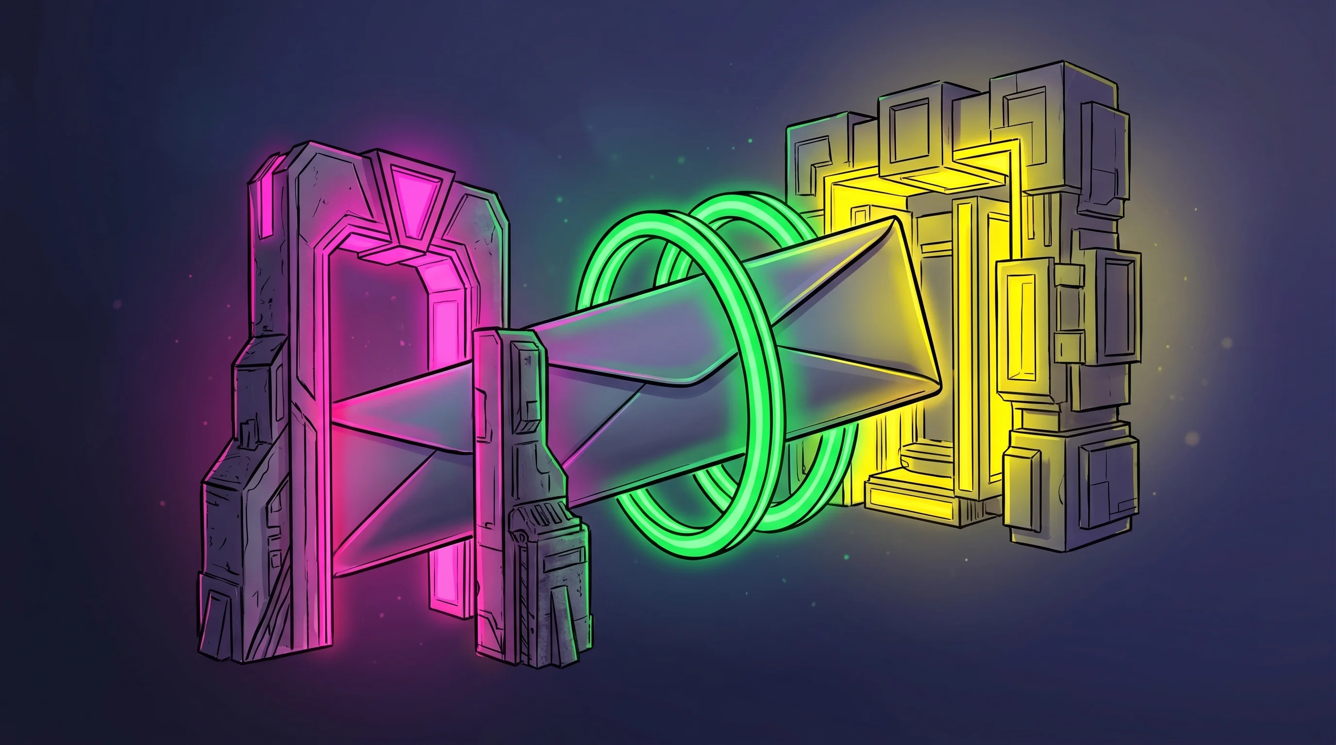 Digital illustration for article section "Deliverability Is Harder Than It Looks" in "YC-Backed Primitive Launches Email Infrastructure for AI Agents" - A clean, minimalist conceptual illustration representing the strict hurdles of modern email delivera...