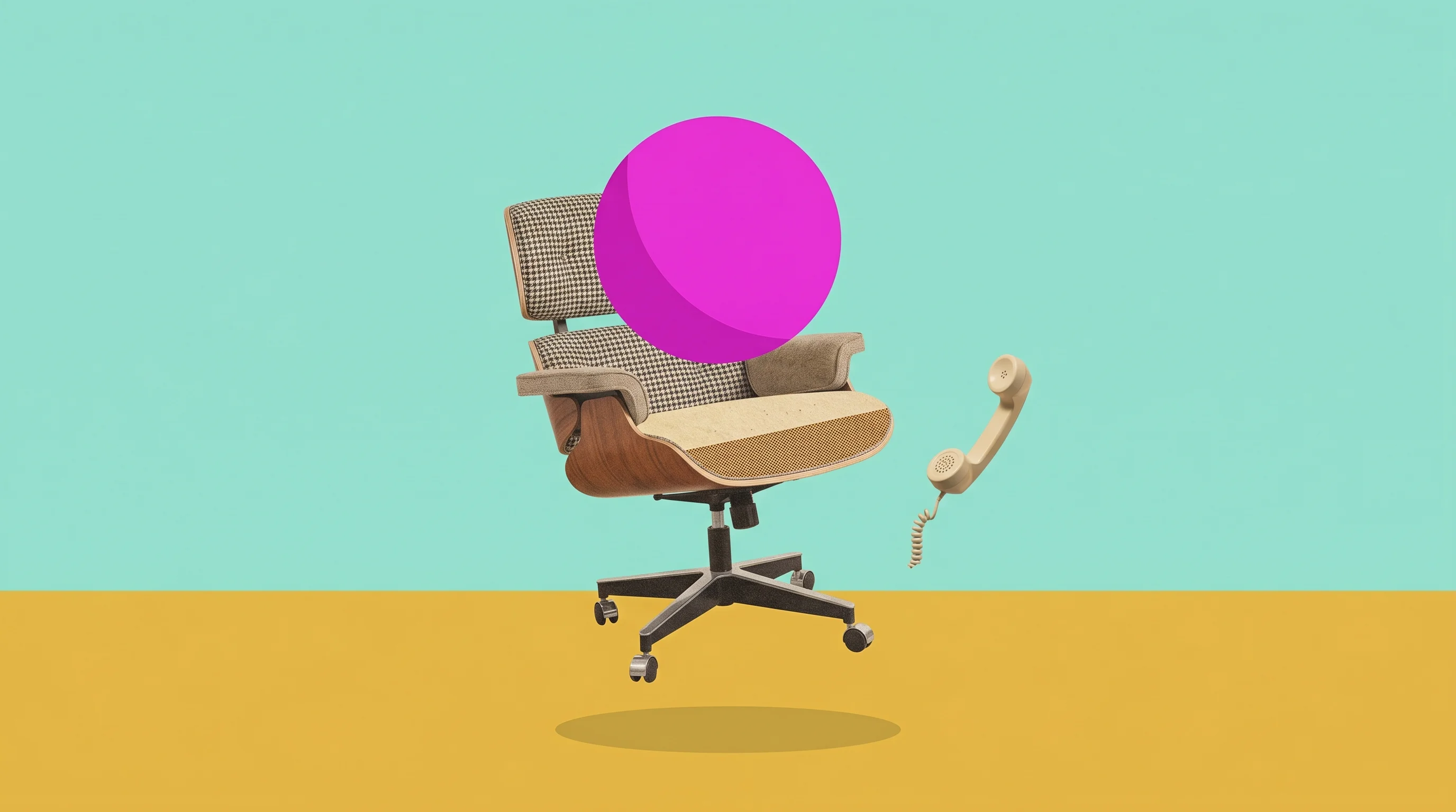 Digital illustration for article section "The Uncomfortable Question Nobody's Asking" in "Kinro Pivots to Fully Autonomous Insurance Brokerage for SMBs" - A conceptual, modern editorial illustration symbolizing the obsolescence of a profession, featuring ...