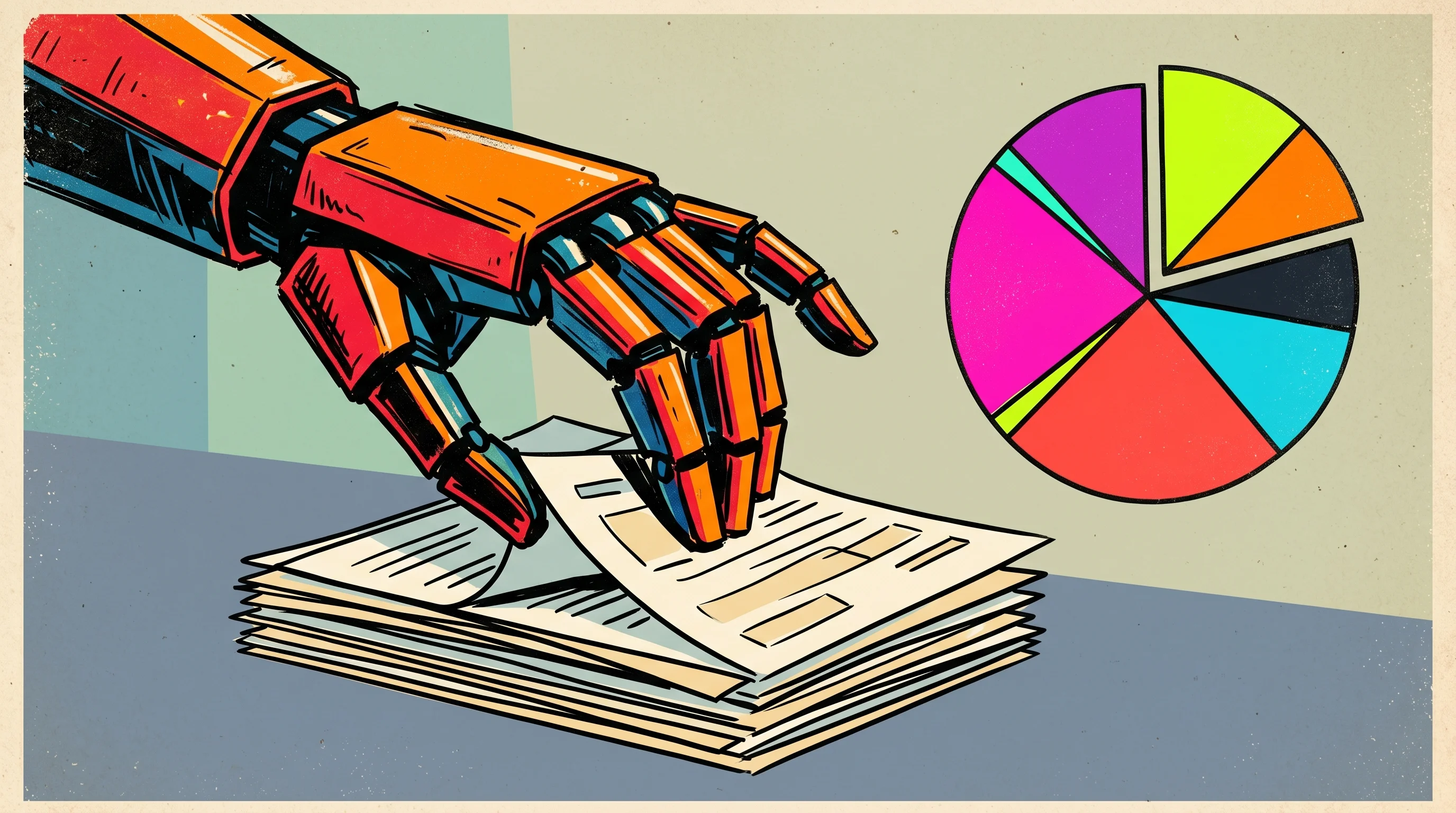 Digital illustration for article section "What Production Actually Looks Like" in "StableBrowse Builds Semantic Browser Layer for AI Agent Economy" - A conceptual and minimalist representation of real-world workplace automation and corporate deployme...