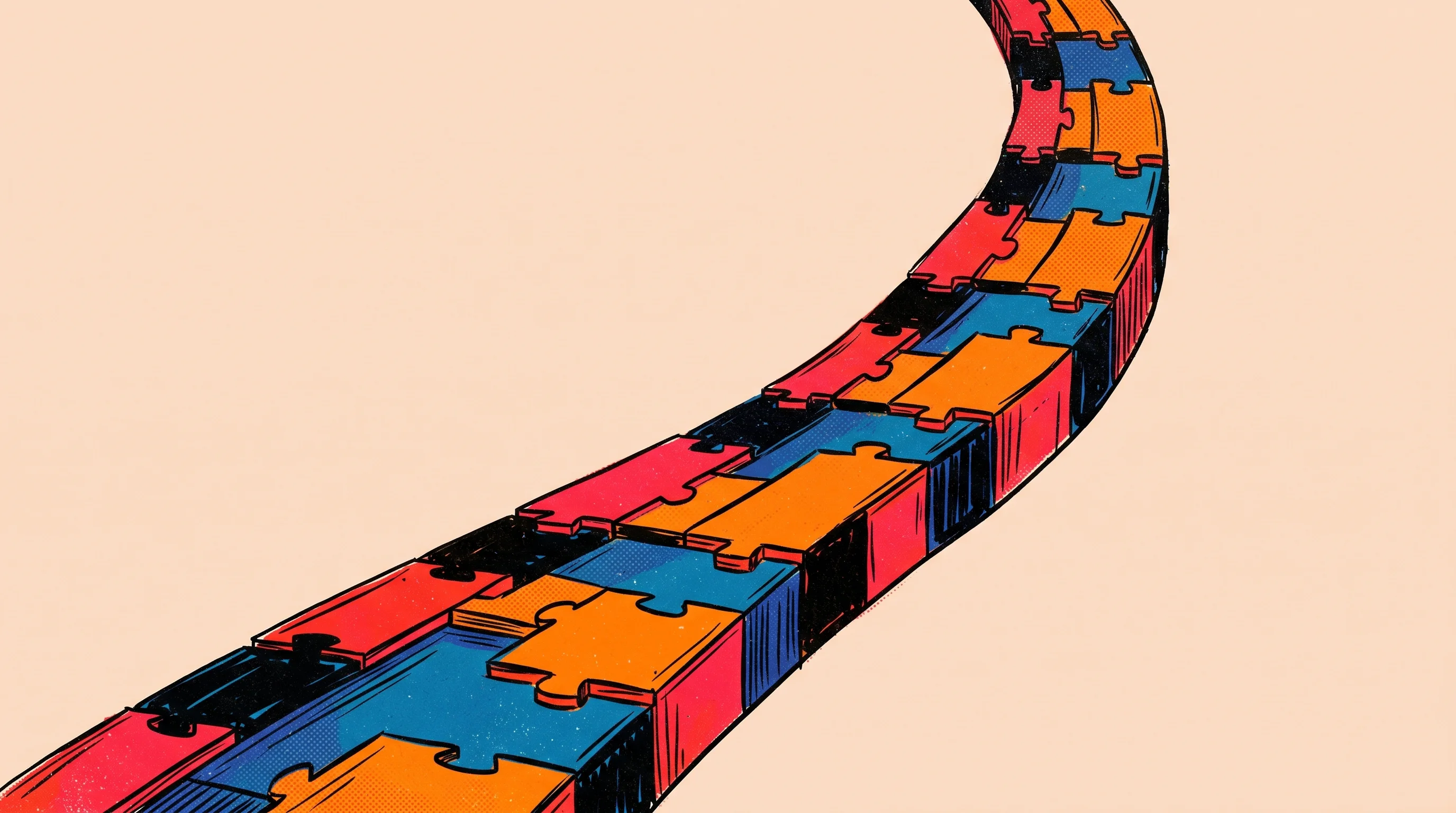 Digital illustration for article section "The Path Forward (Maybe)" in "StableBrowse Builds Semantic Browser Layer for AI Agent Economy" - A conceptual, minimal illustration representing the standardization of digital infrastructure and a ...