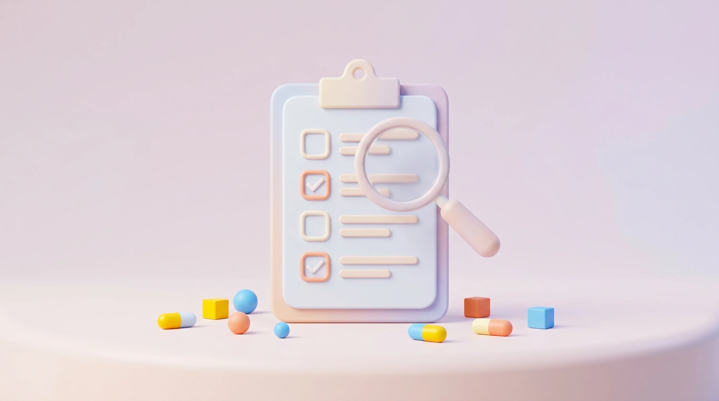 Digital illustration for article section "Certification as Underwriting" in "Klaimee Launches AI Agent Liability Insurance as Carriers Add Exclusions" - A clean, minimalist conceptual representation of an underwriting and certification evaluation proces...
