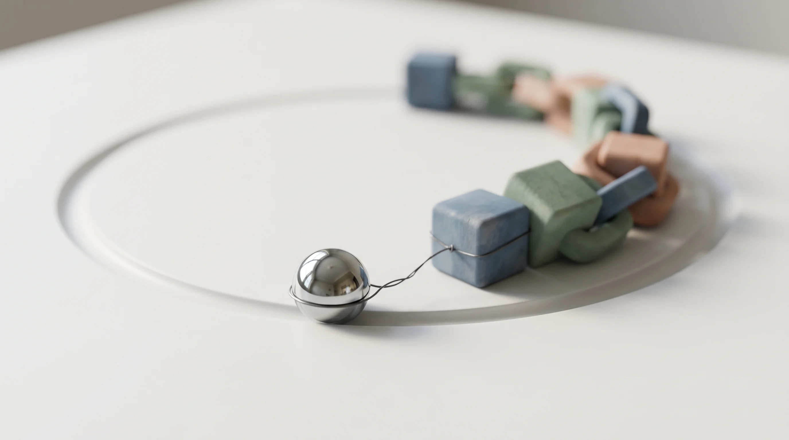Digital illustration for article section "The Token Economics Problem" in "The Runtime Layer Race: How Startups Are Making AI Agents Viable" - A conceptual miniature macro photography scene illustrating an endless reasoning loop, featuring a s...