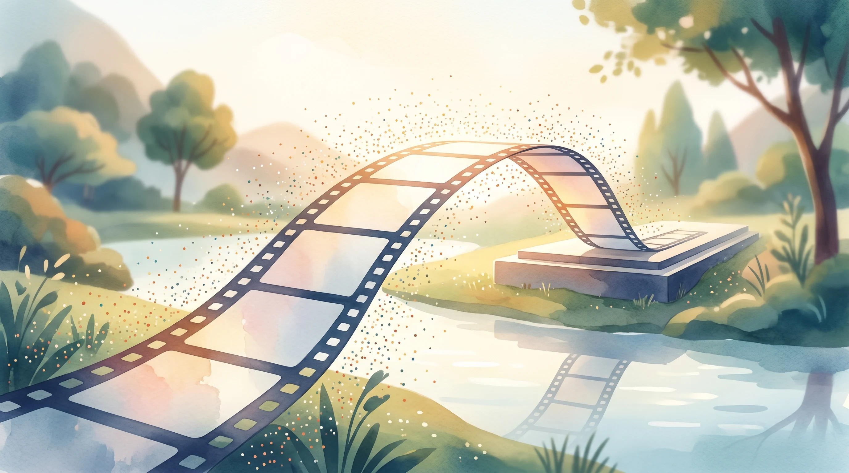 Digital illustration for article section "A Narrow Bet on a New Category" in "YouArt Launches 'Patreon for AI Video' With $1M Revenue Run-Rate" - A conceptual and minimalist representation of a narrow bet on a new infrastructure category, featuri...