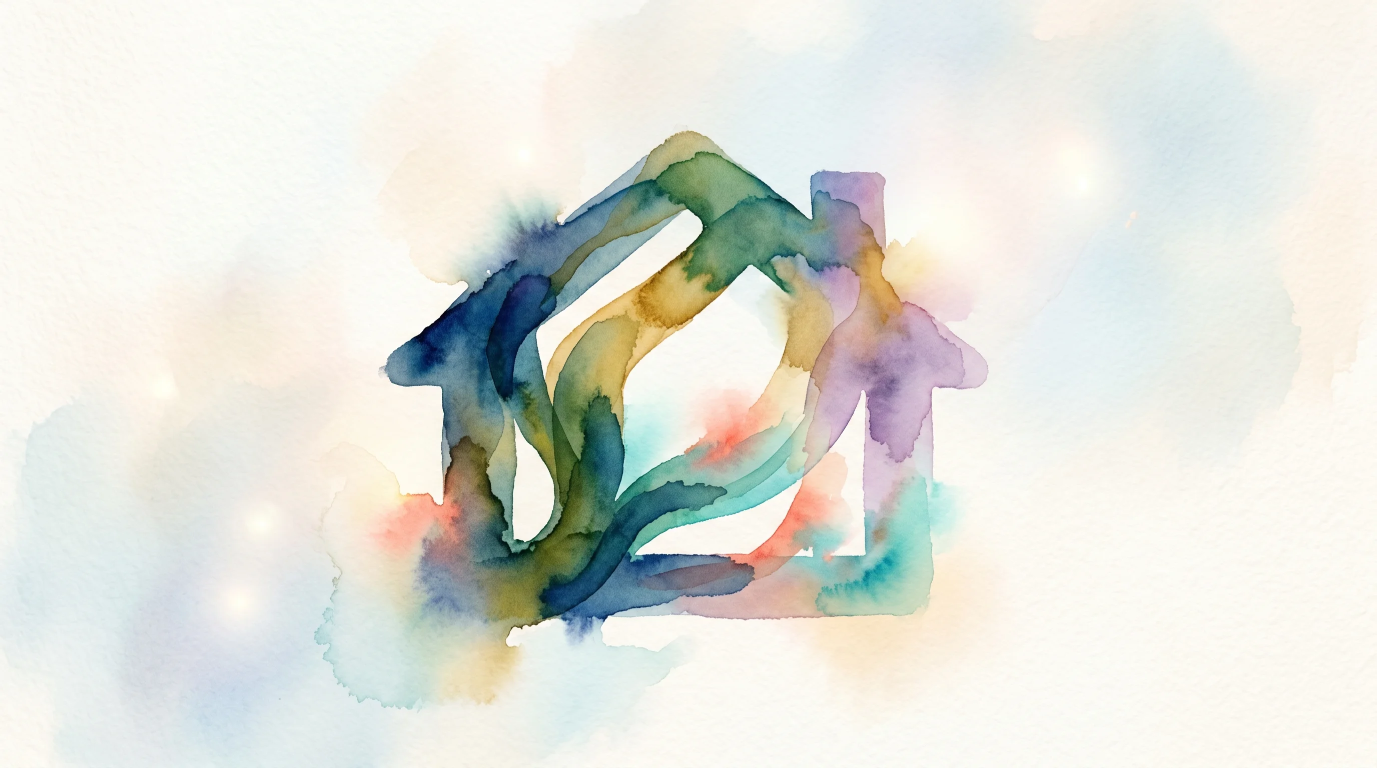 Digital illustration for article section "The Figure Alumni Network" in "Trovy Raises $15M Series A for Card-Linked HELOC at Mortgage Rates" - A conceptual and minimalist representation of a strong professional network and home equity foundati...
