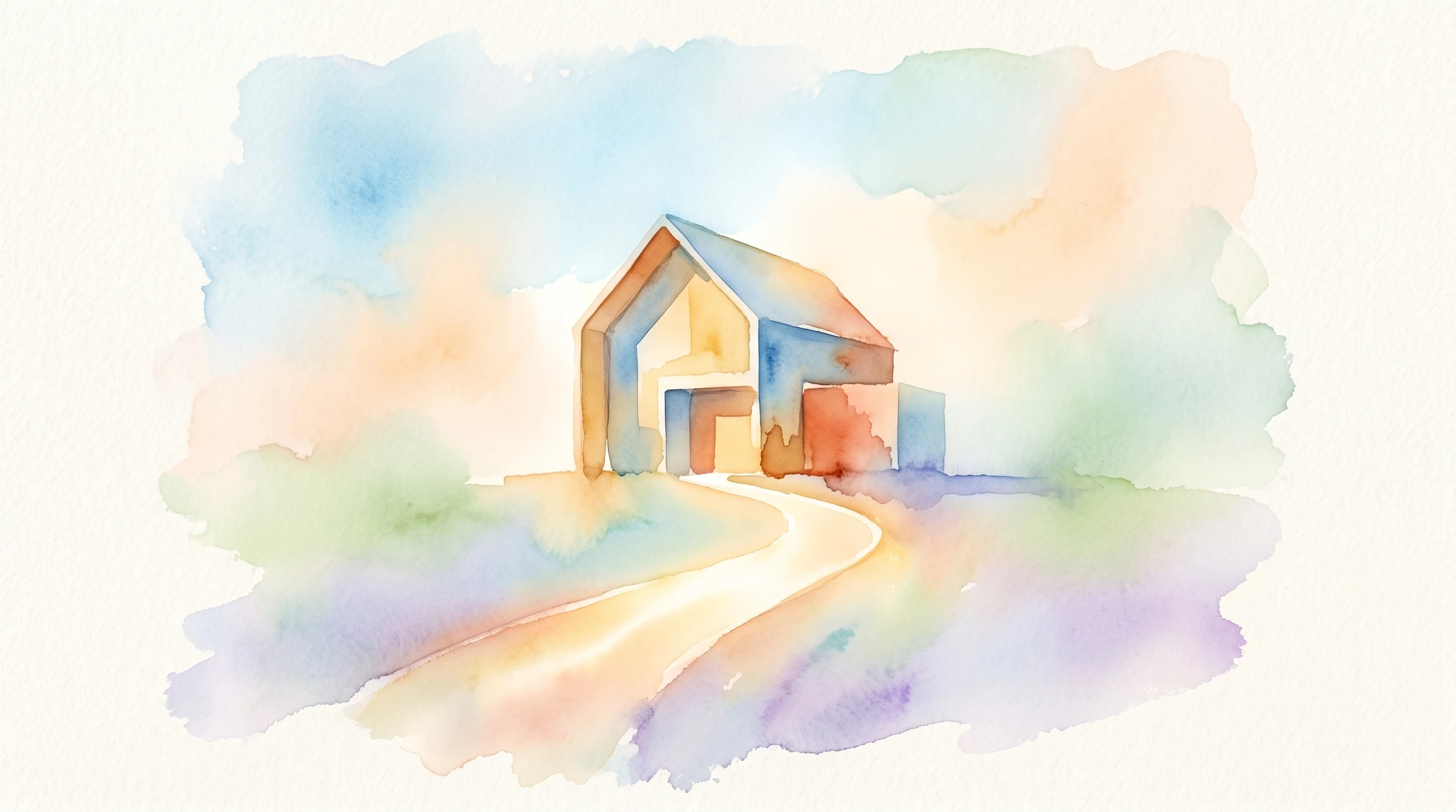 Digital illustration for article section "What Comes Next" in "Trovy Raises $15M Series A for Card-Linked HELOC at Mortgage Rates" - A conceptual and minimalist composition symbolizing the future of home financing and new beginnings,...