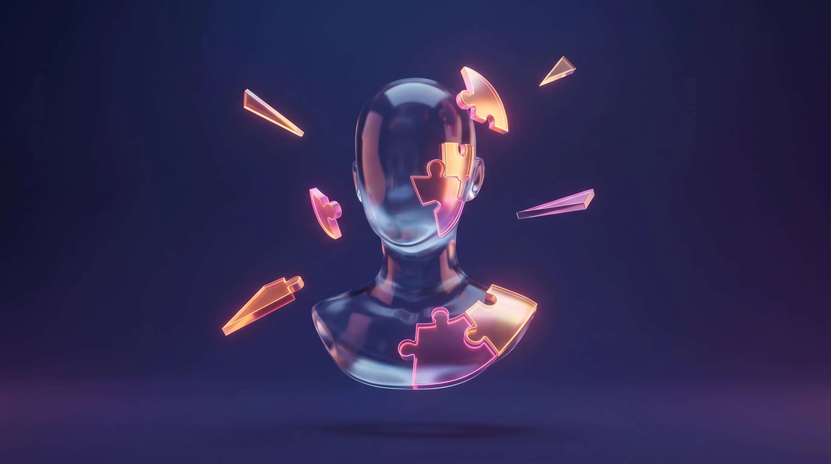 Digital illustration for article section "Everyone Wants a Piece of This" in "YC-Backed Foresight Launches AI 'Digital Twins' for CPG Market Research" - A minimalist, conceptual 3D render representing the fierce market competition in AI consumer researc...