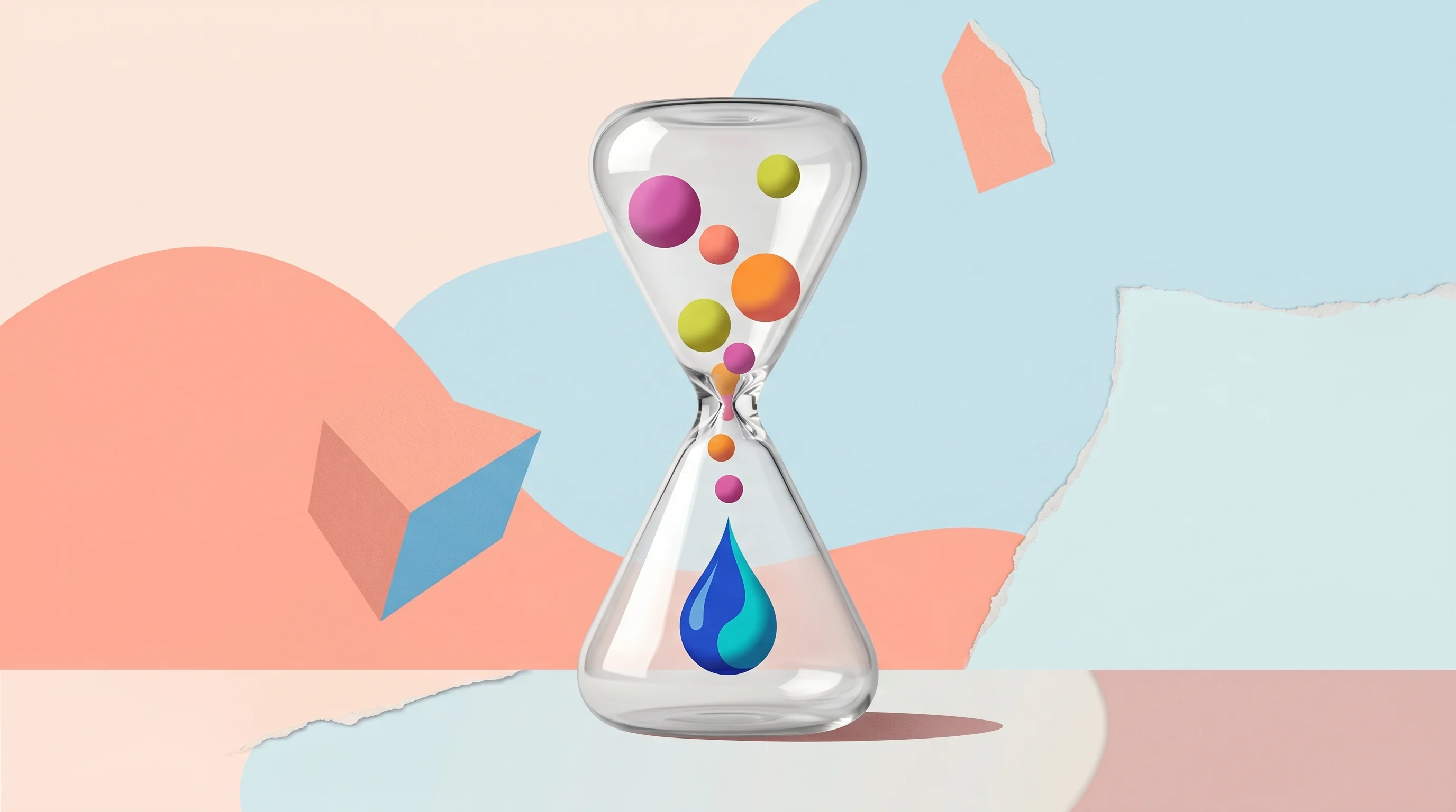 Digital illustration for article section "The Next Twelve Months (and What to Watch)" in "Inside Aster Lab: How 2 Founders Built an Autonomous Research System" - A conceptual and minimalist image representing the next twelve months of technological trends, featu...