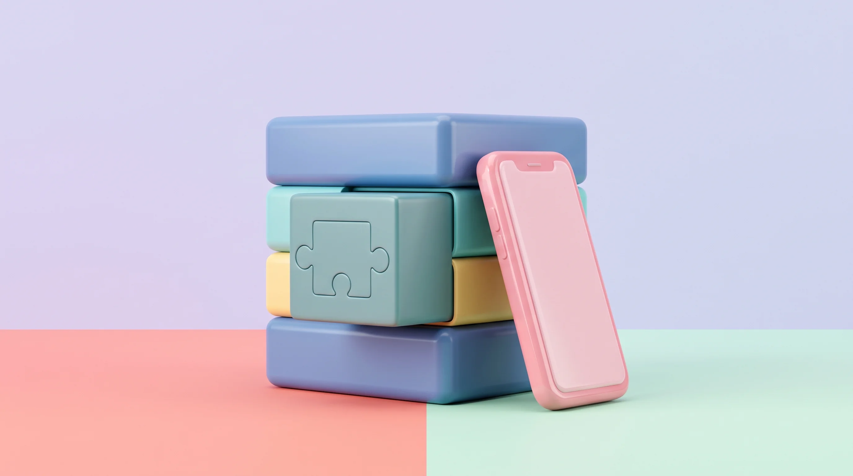 Digital illustration for article section "Content Section 3" in "YC-Backed RASPIRE Unveils Runtime Defense for AI-Era Mobile Threats" - A clean, minimal, and conceptual 3D illustration representing API vulnerabilities and mobile threats...