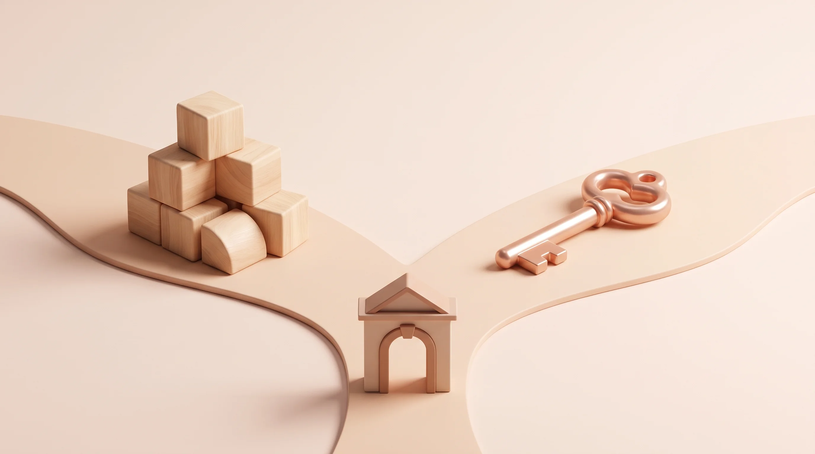 Digital illustration for article section "What Comes Next" in "Berbix Founder Launches Clawvisor to Secure AI Agent Access" - A conceptual miniature 3D scene representing a crossroads in decision-making for enterprise security...