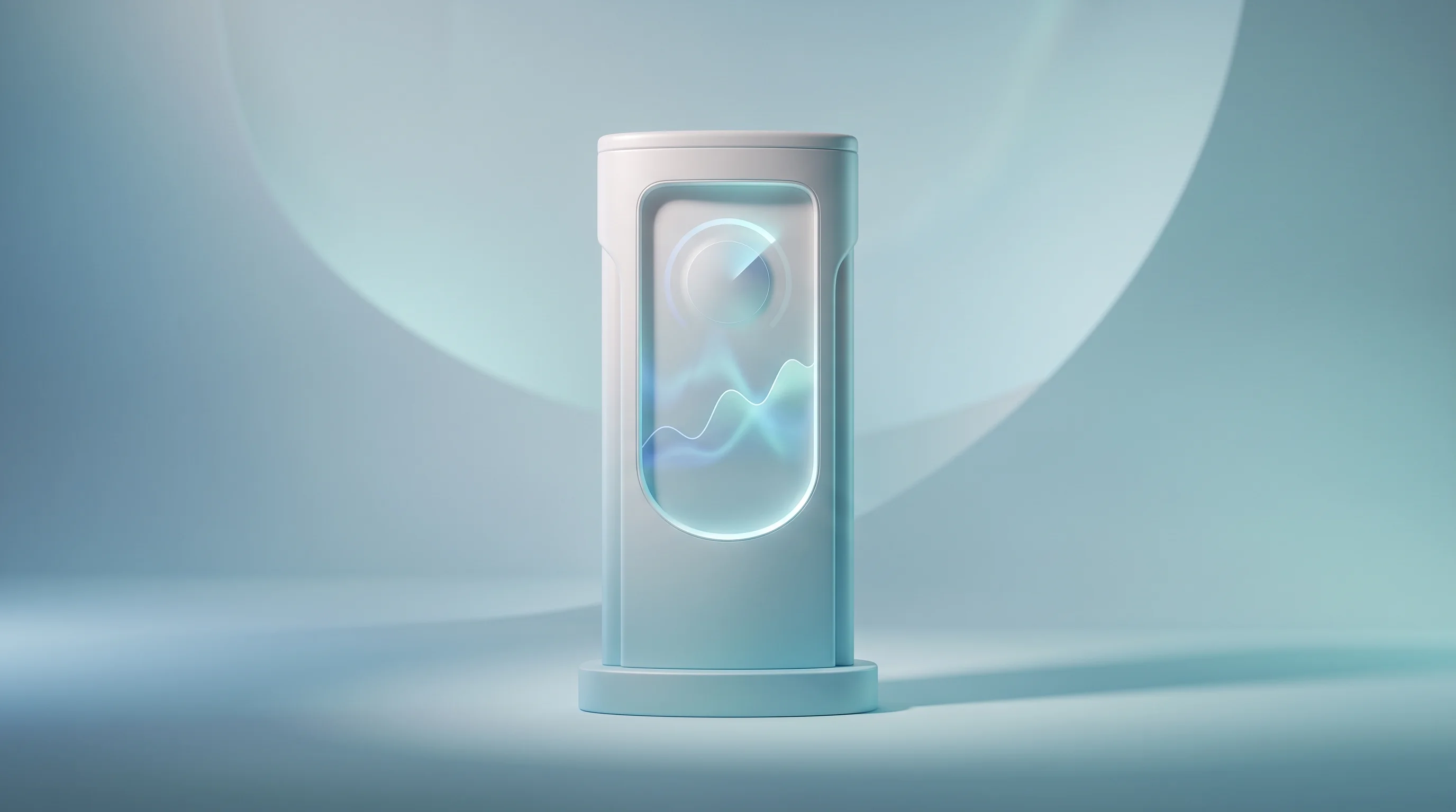 Digital illustration for article section "The Case for Constant Repricing" in "Alpha Grid's AI Tackles EV Charging's Pricing Problem Amid Grid Crisis" - A sleek, modern EV charging pedestal stands perfectly centered in a clean, minimal setting, serving ...