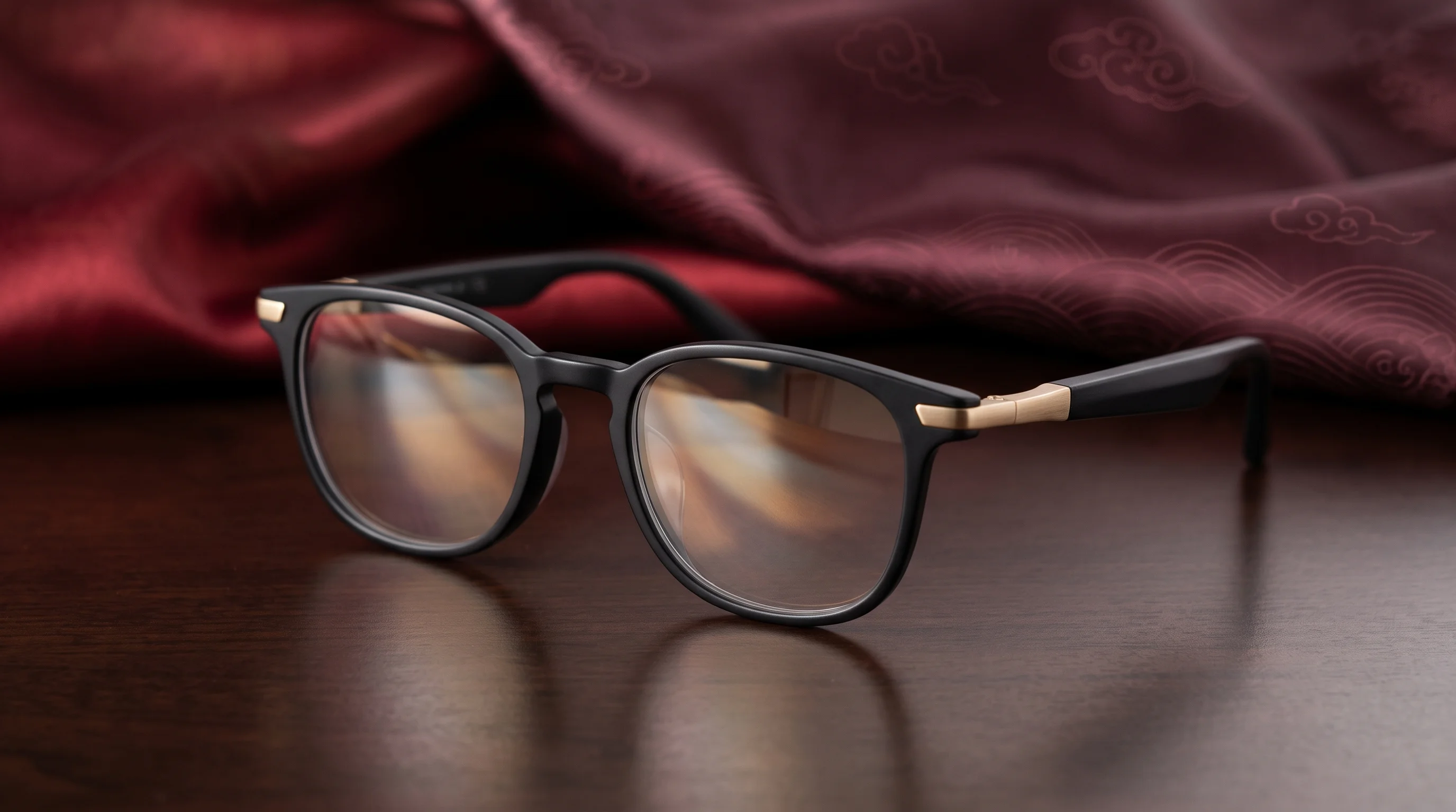 Digital illustration for article section "What Comes Next" in "Monako Glass: $399 Linux Smart Glasses Target Developer Market" - A sleek, modern pair of minimalist smart glasses resting on a smooth surface, symbolizing the next g...