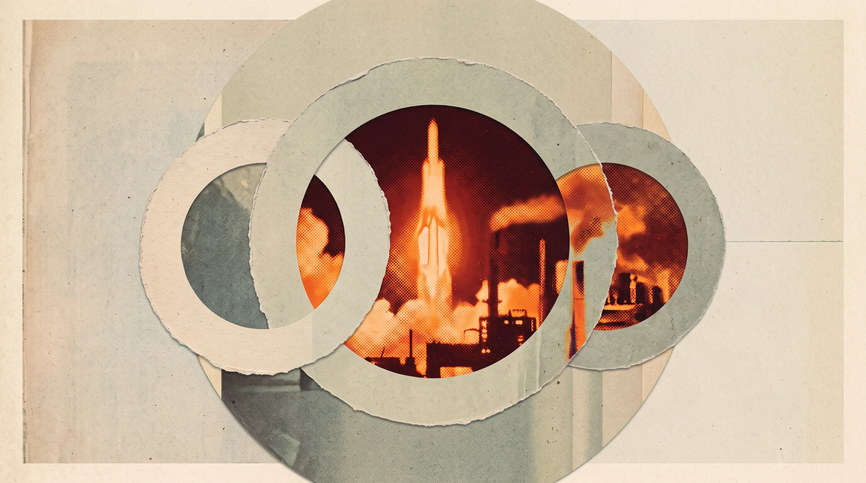 Digital illustration for article section "The Technical Gambit" in "India's SatLeo Labs Develops Thermal Satellites for Dual Defense-Climate Use" - A minimalist, conceptual artwork illustrating dual-band infrared satellite sensors detecting thermal...