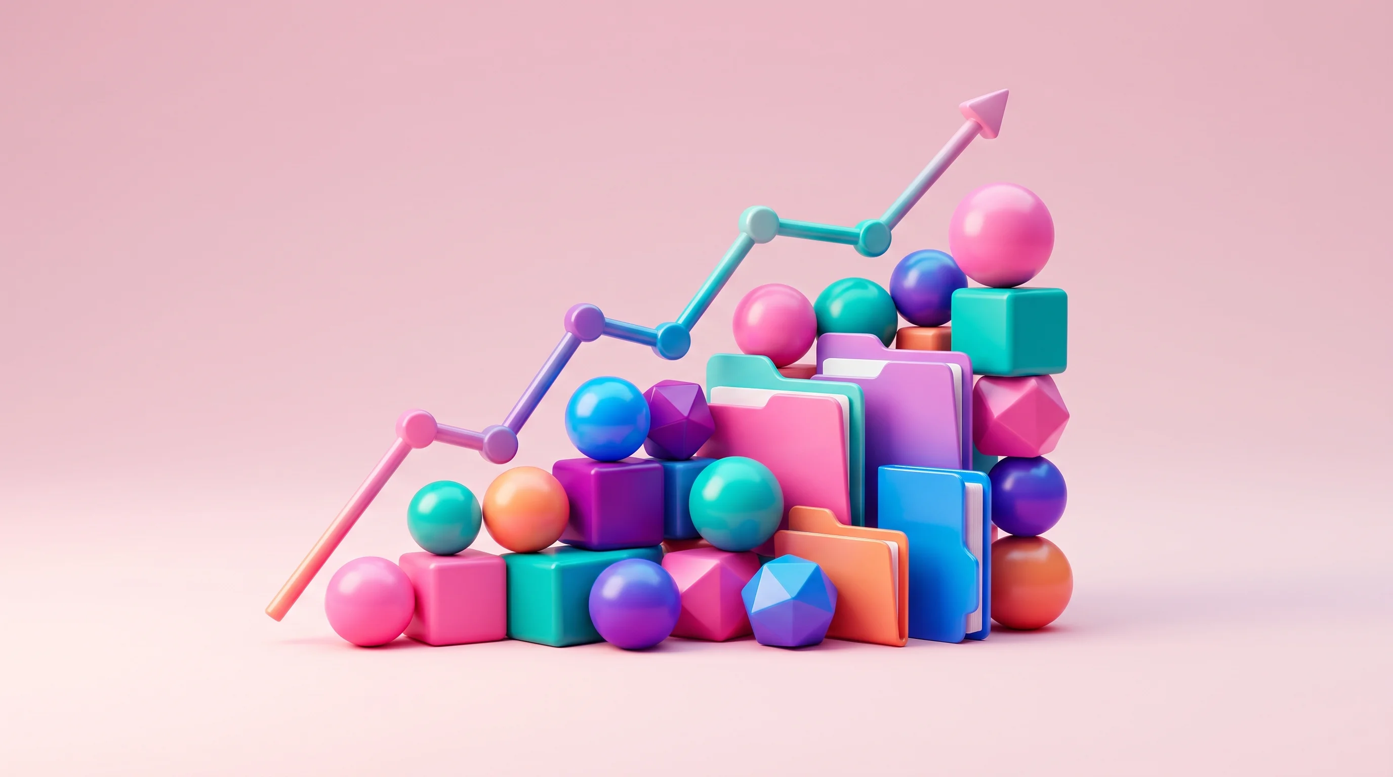 Digital illustration for article section "A Crowded Moment for Agentic Finance Tools" in "YC's LATO Launches Agent-Native Platform for Investment Research" - A clean, minimalist conceptual composition representing a crowded market of financial tools, featuri...