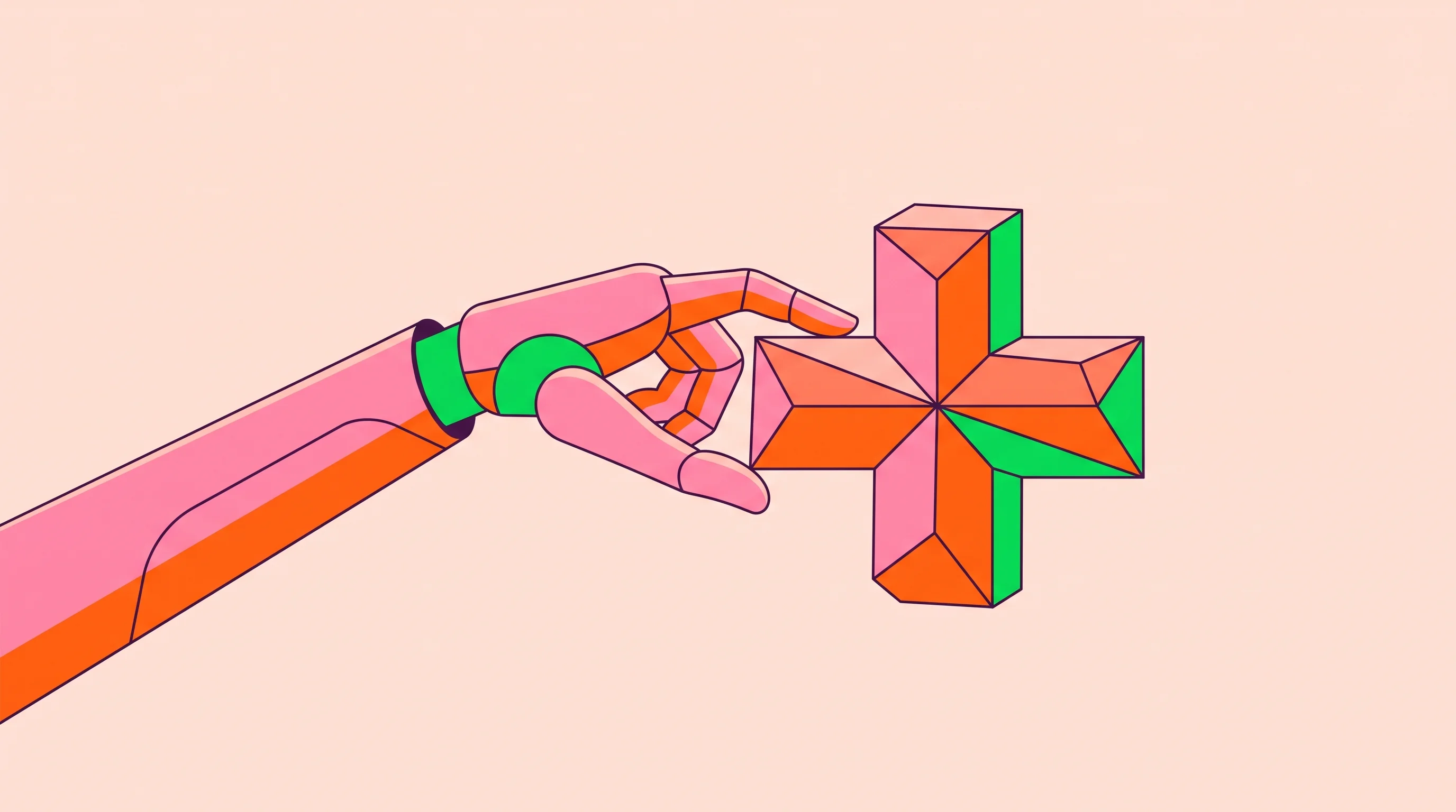 Digital illustration for article section "What the Money Buys" in "Rosota Raises $965K Seed for AI-Native Surgical Robots" - A clean, minimalist flat vector style illustration representing seed capital investment in medical A...