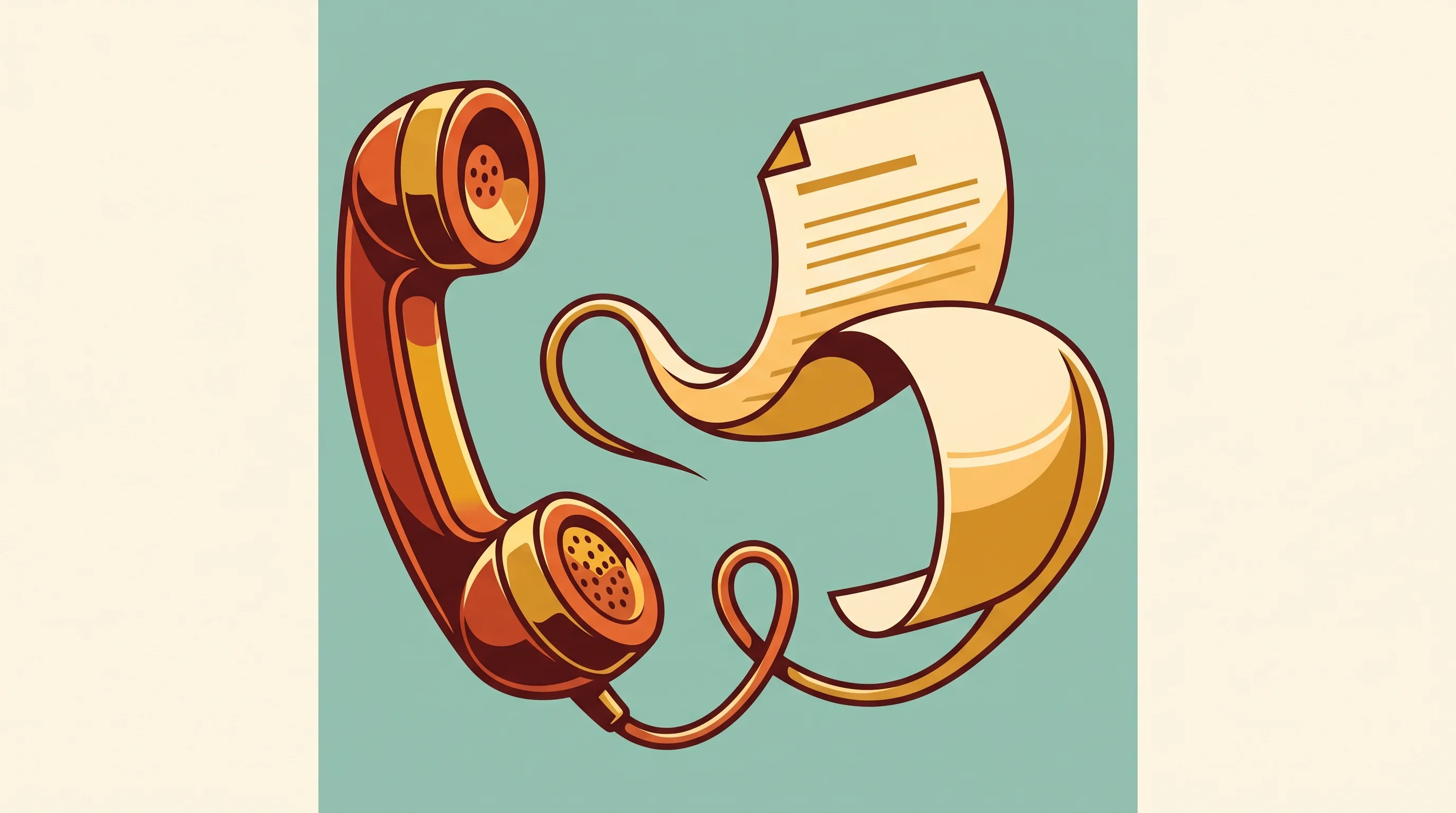 Digital illustration for article section "What This Means for Resumes" in "YC-Backed Talentpluto Launches Voice Agents to Replace Resumes" - A conceptual, clean, and minimal illustration representing the shift from traditional resumes to voi...