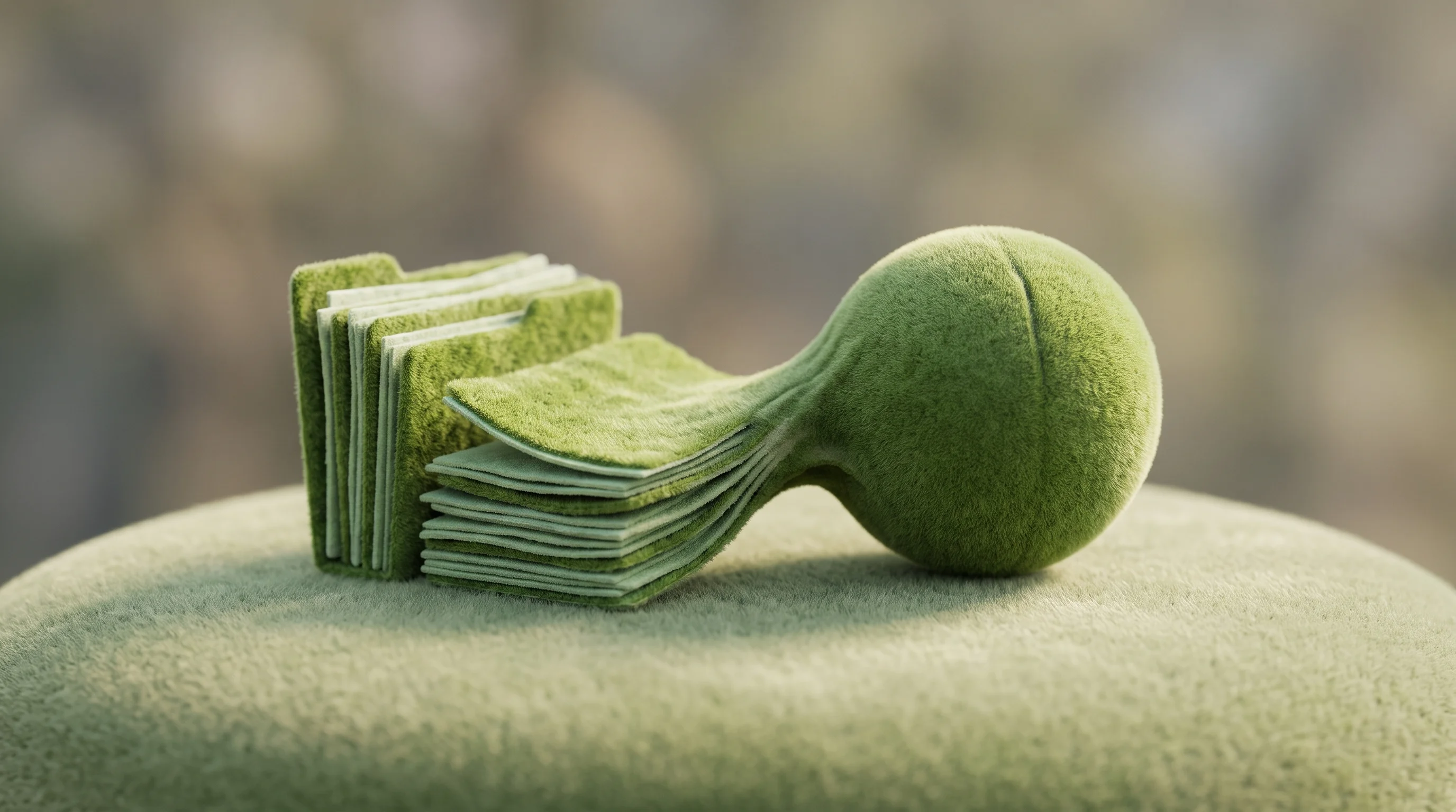 Digital illustration for article section "The Practical Test Ahead" in "YC-Backed Levocred Launches AI Employee for Credit Team Automation" - A close-up, macro photography shot of a minimalist, surreal miniature scene representing the practic...