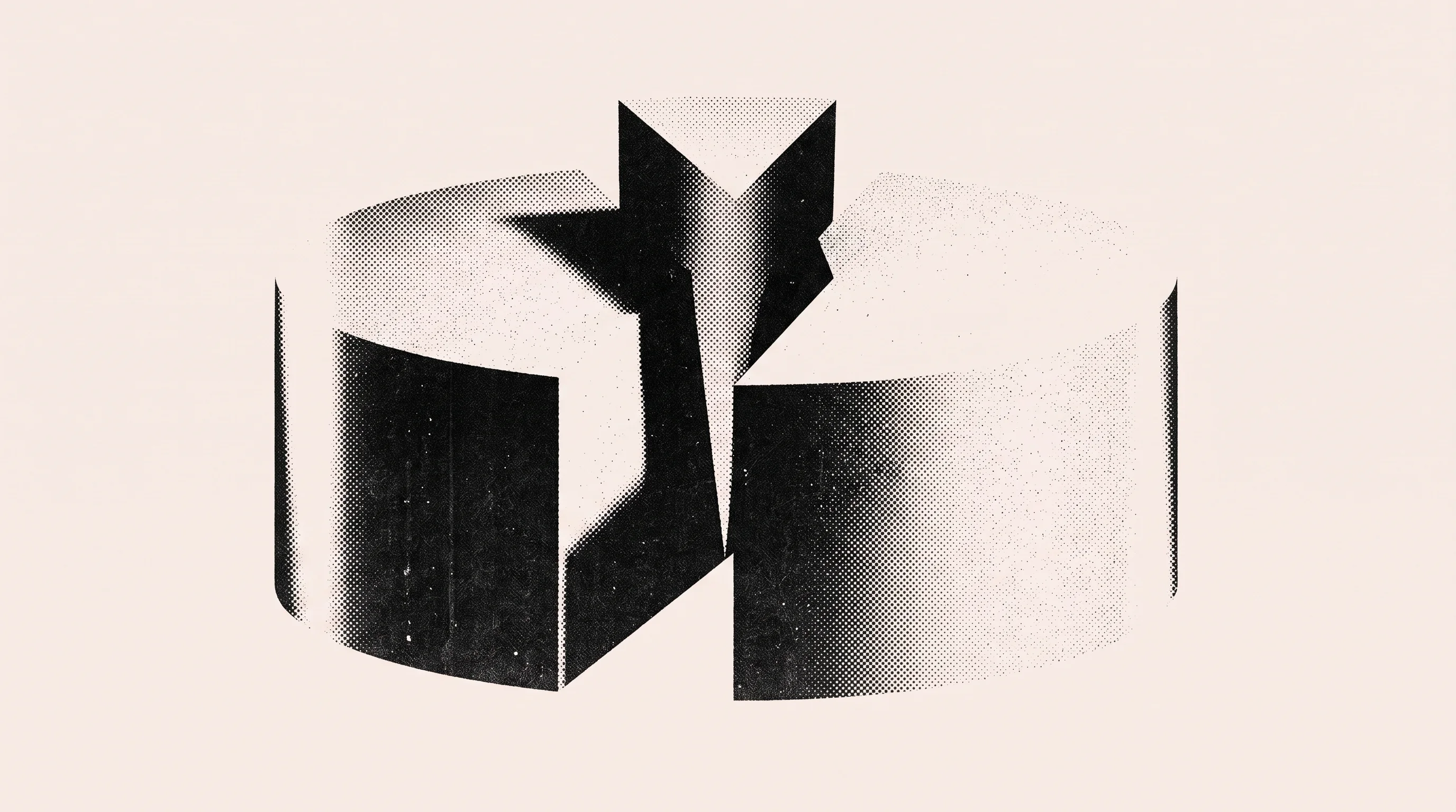 Digital illustration for article section "What the Valuation Really Buys" in "Talp's $20M Pre-Seed Valuation Signals Bet on AI Synthetic Research" - A conceptual, minimal composition illustrating the disruption of the massive market research industr...