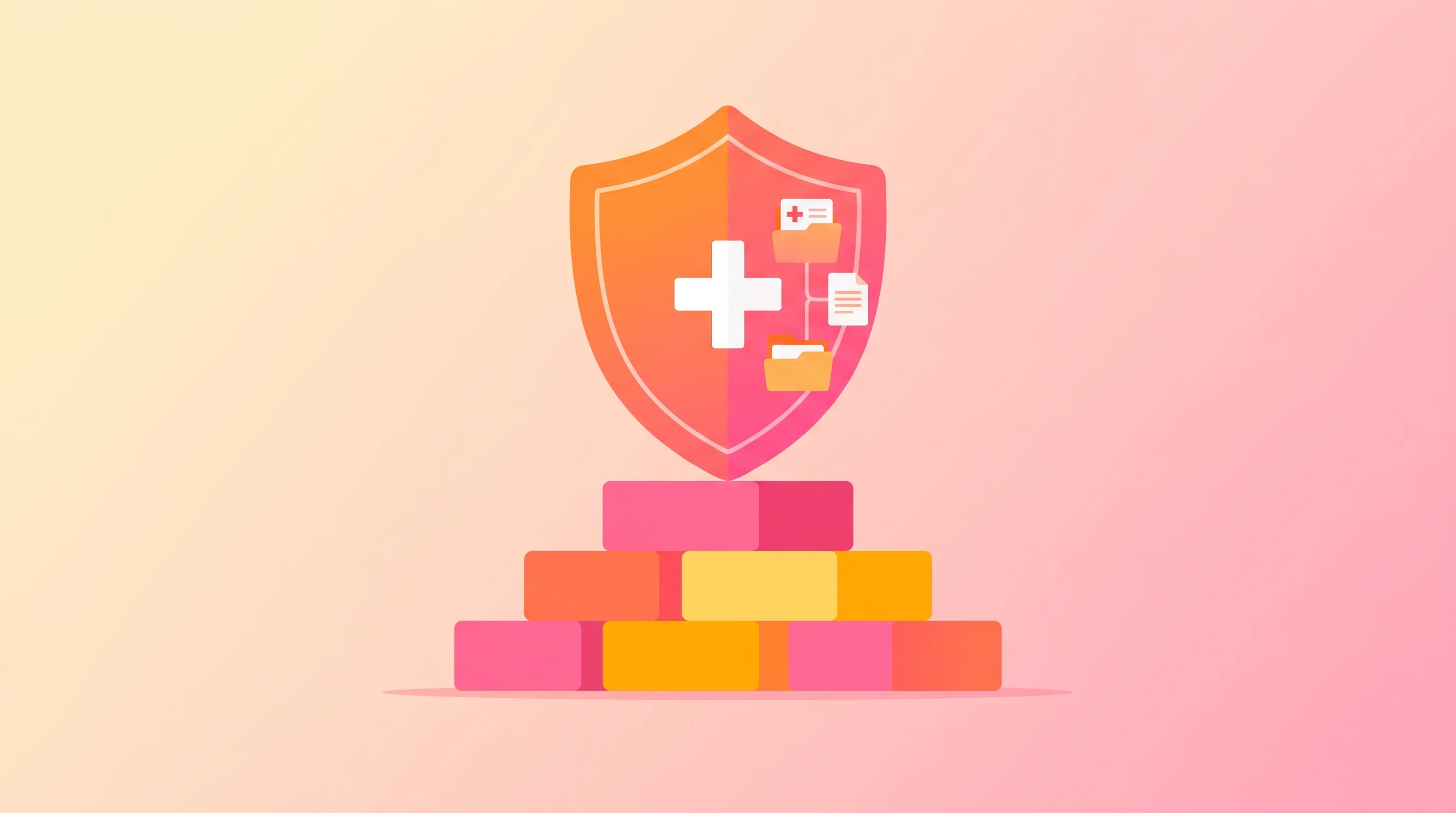 Digital illustration for article section "What the Money Built" in "How BeeKeeperAI's $12.1M Series A Unlocked Healthcare's Data Vaults" - A conceptual and minimal modern illustration representing the secure infrastructure built for proces...