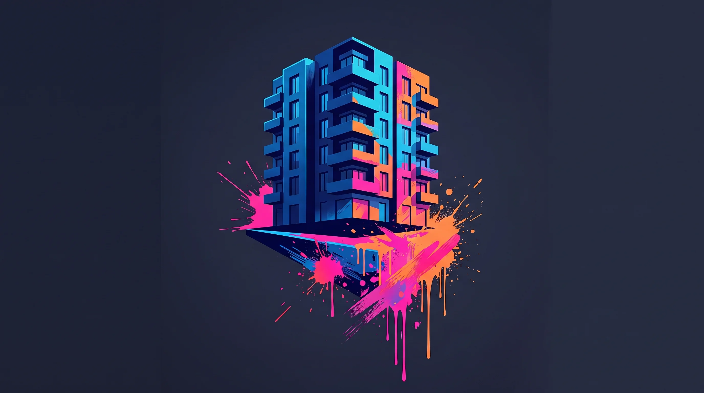 Digital illustration for article section "The 8–14% Revenue Gap" in "Rentify Raises $2M Seed to Launch Arabic-First AI for GCC Rentals" - A clean, minimalist conceptual image representing a real estate revenue gap, featuring a sleek, abst...