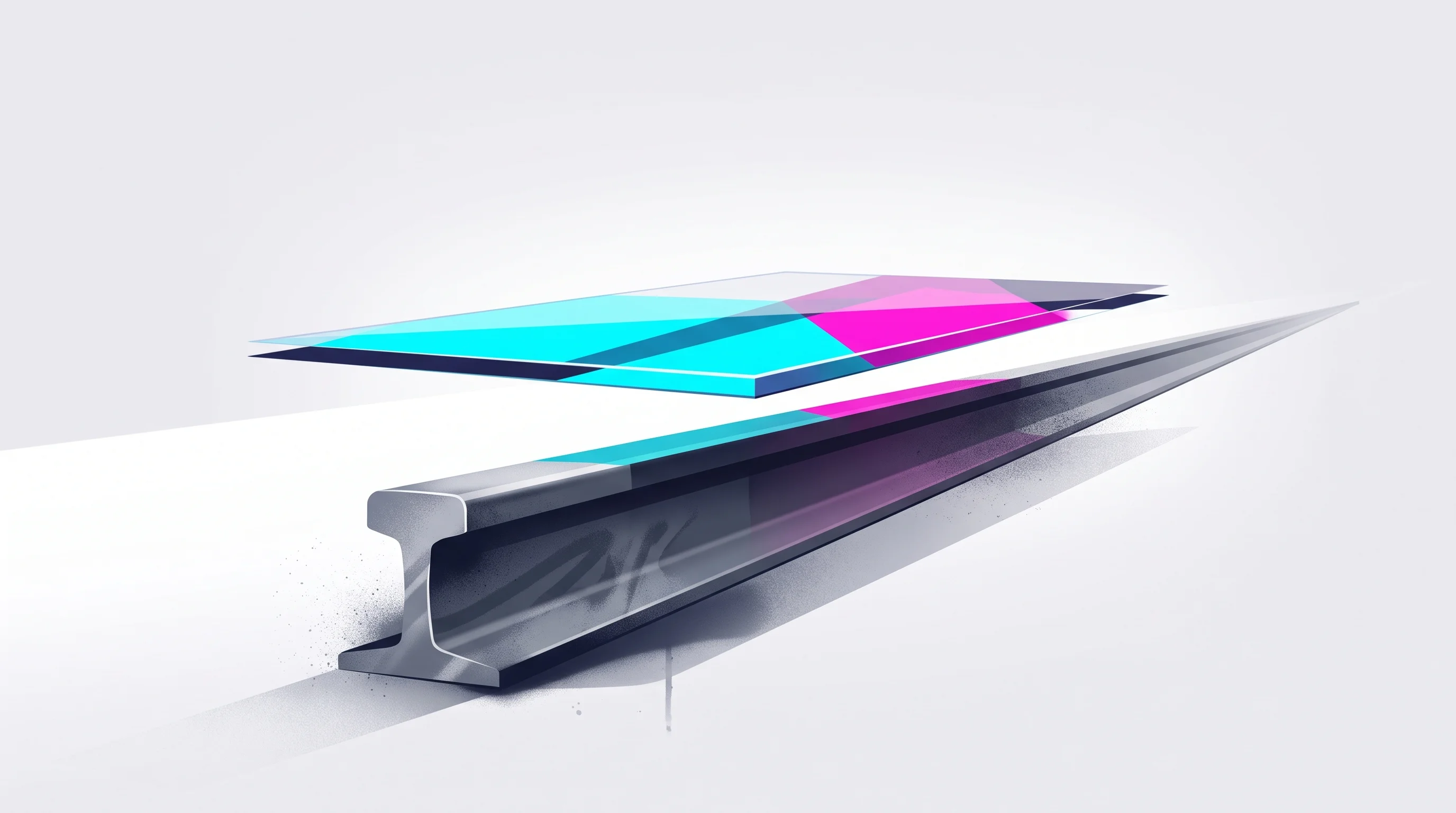Digital illustration for article section "What This Really Means" in "a1mobile's AI-Native Phone Line Aims to Reinvent Business Telecom" - A conceptual, minimal illustration capturing the tension between heavy physical infrastructure and l...