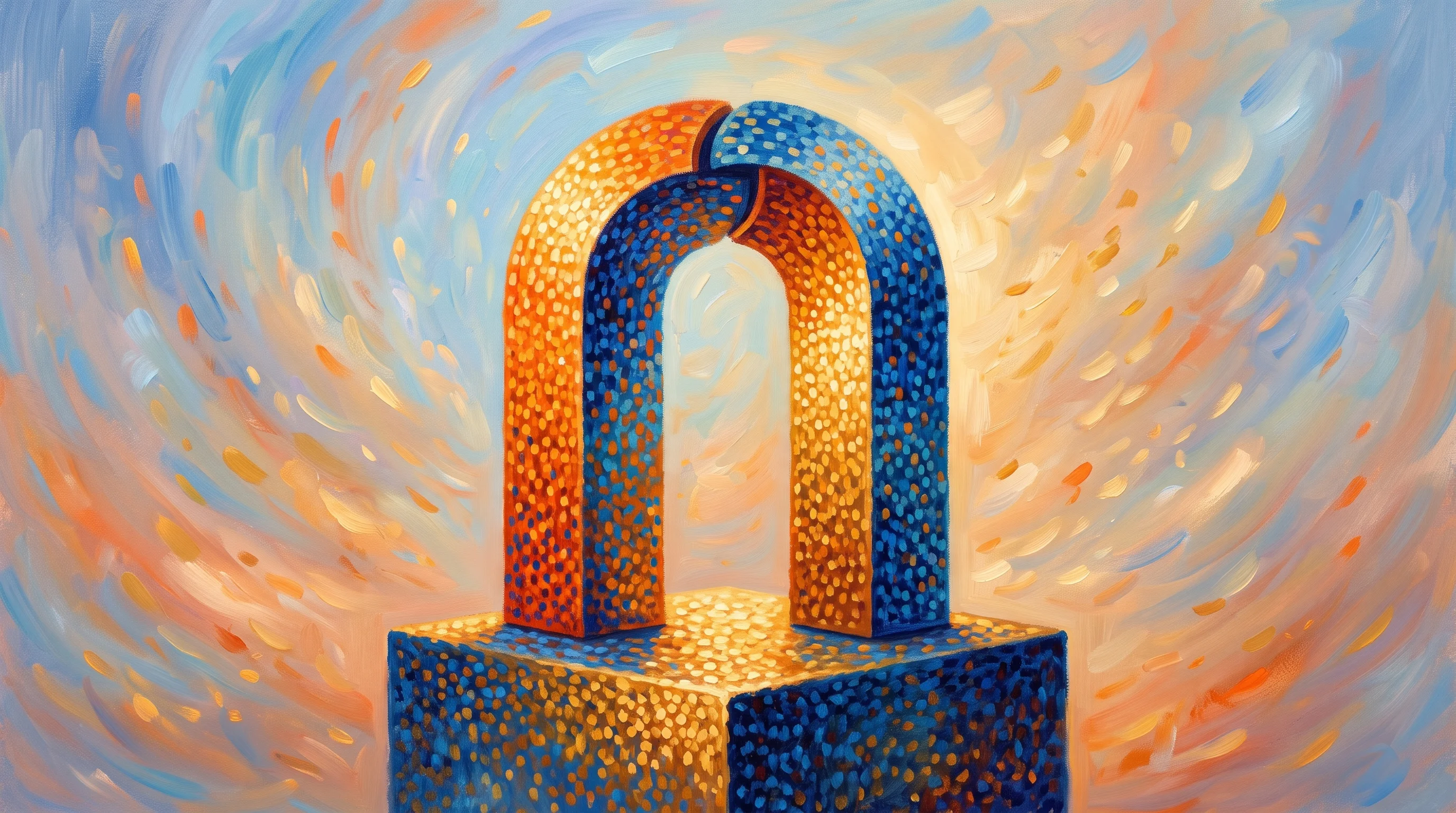 Digital illustration for article section "KongaPay's dual role" in "Stabyl Raises $2.7M Pre-Seed to Build African FX Infrastructure" - A minimalist and conceptual visual representation of a secure financial partnership and regulated pa...